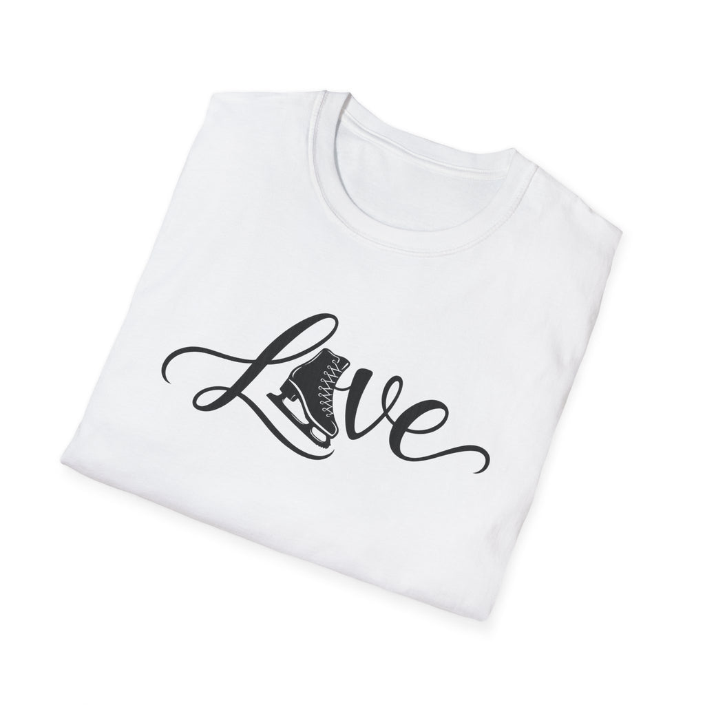 Love figure skating Unisex Softstyle T-Shirt
