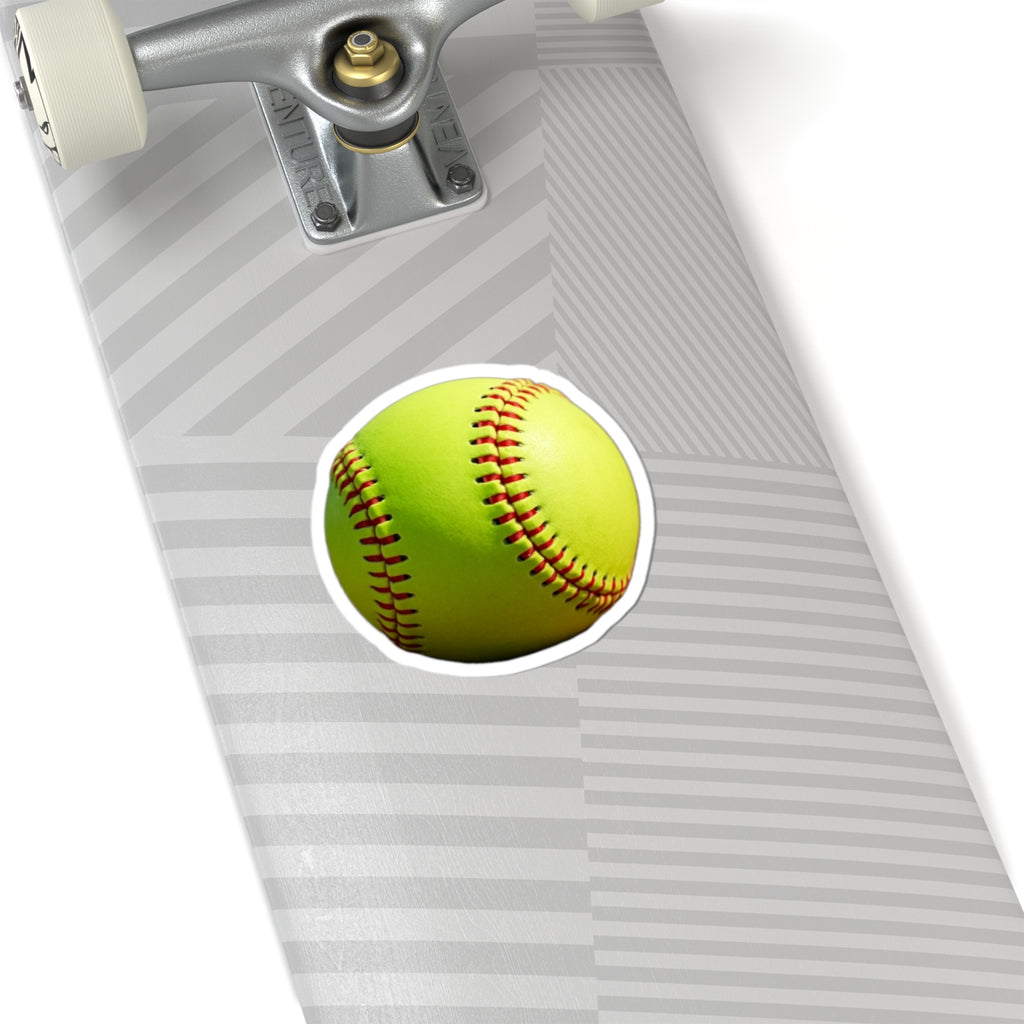 Softball Sticker | Kiss-Cut Vinyl, Sports Decal