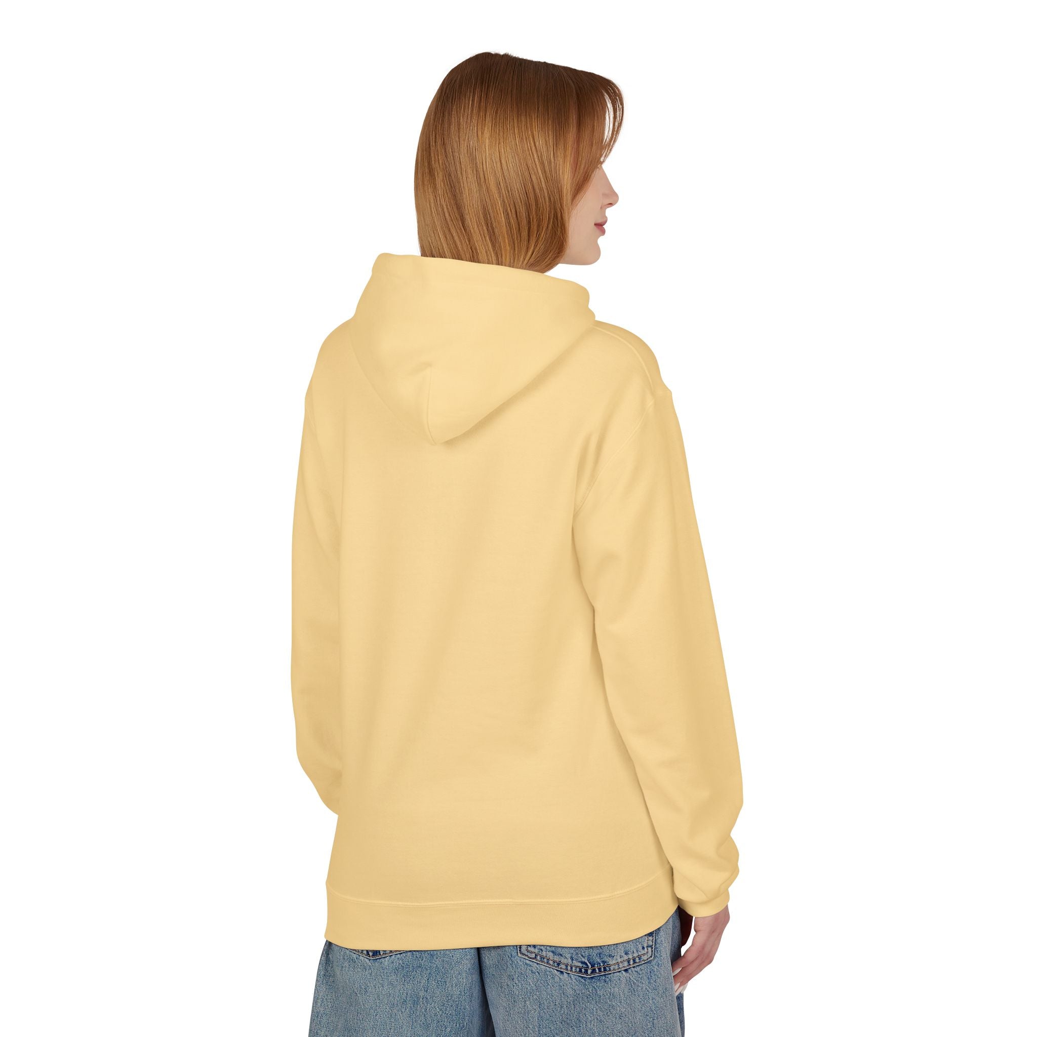 Sitting Labrador Dog Hoodie | Minimal Small Dog Silhouette, White Pullover