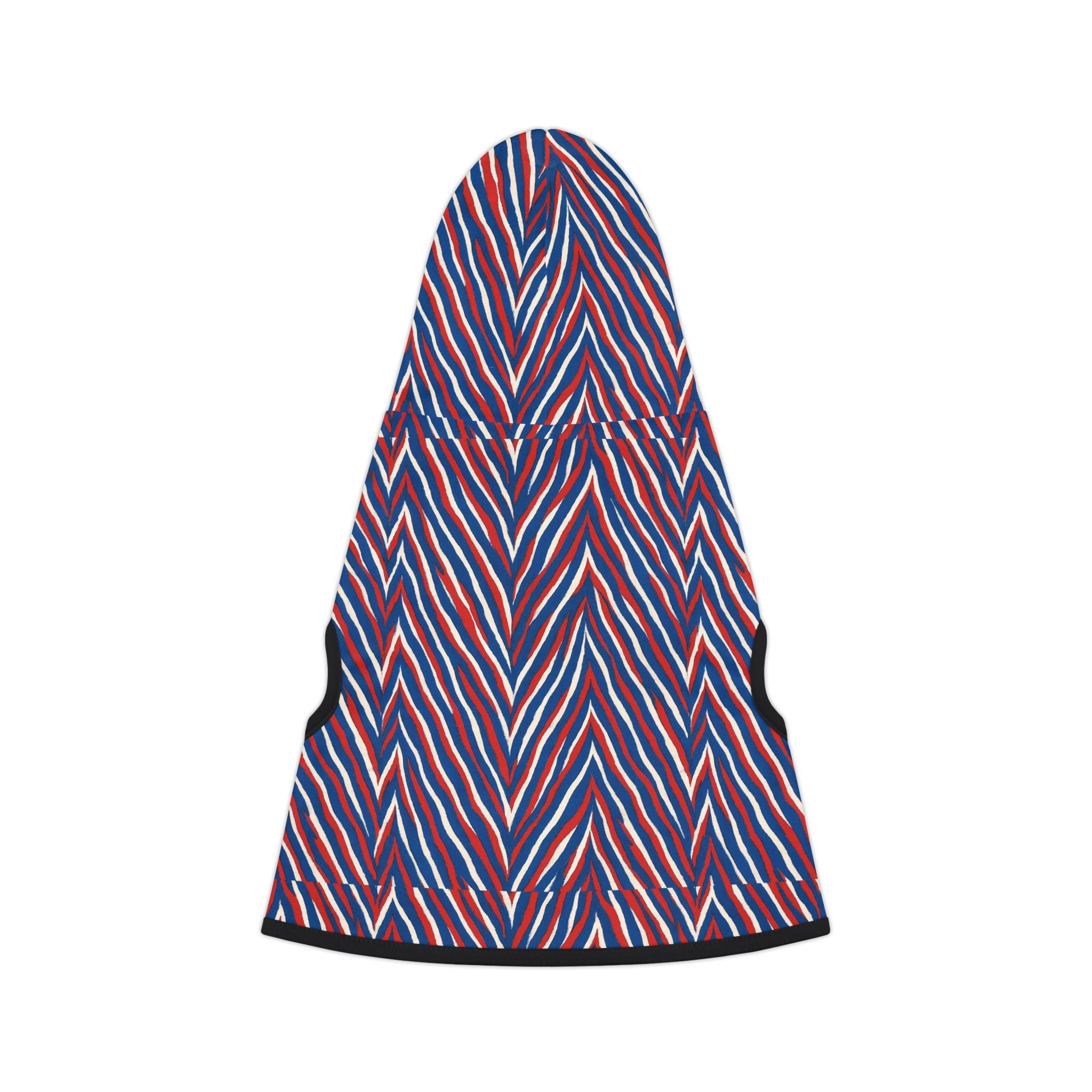 Red Blue Chevron Stripe Pet Hoodie | Dog Hoodie, Cat Hoodie