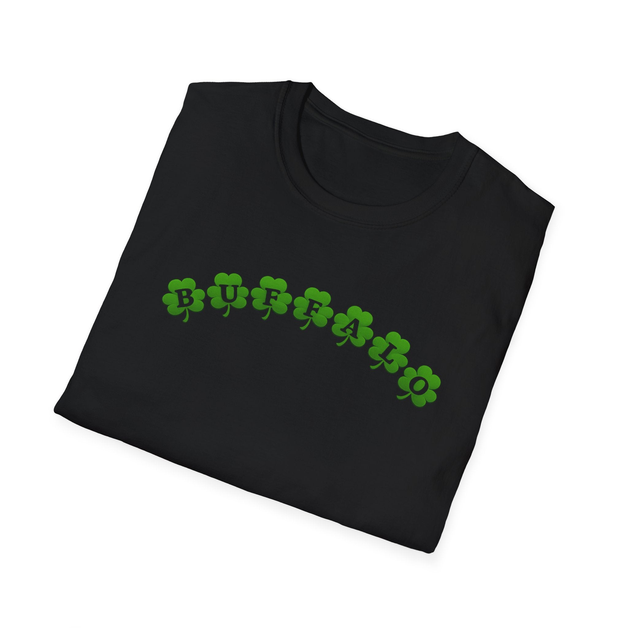 Buffalo Clover T-Shirt — St. Patrick's Day Shamrock Graphic Tee