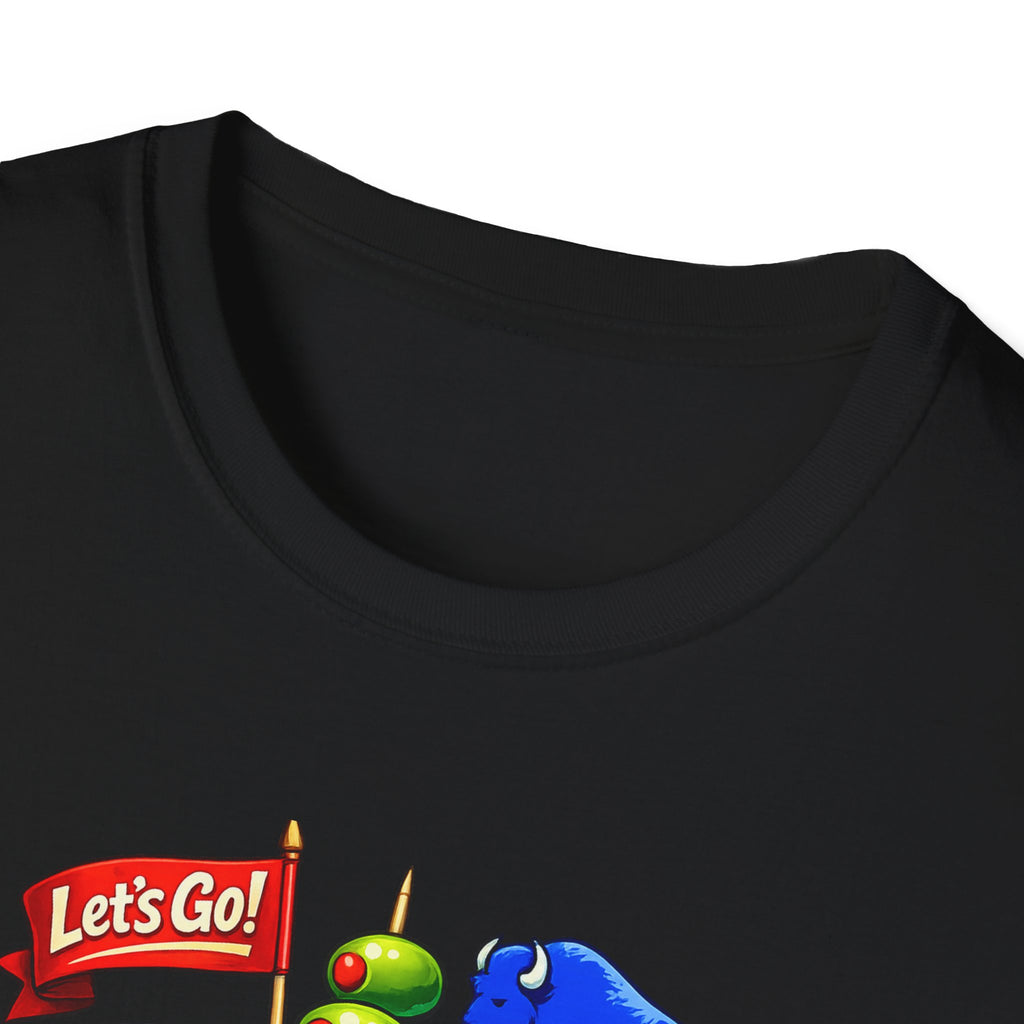 Cheers Buffalo T-Shirt | Cocktail Illustration