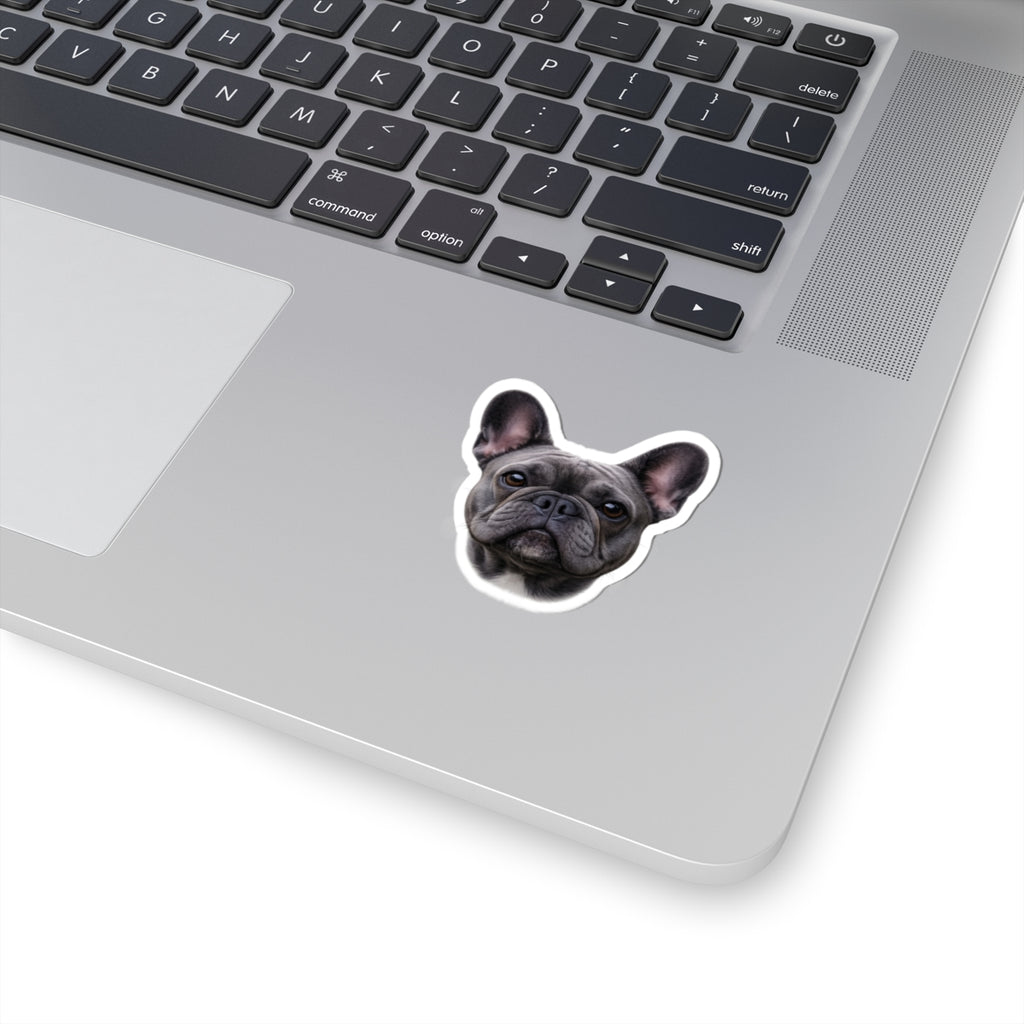 French Bulldog Face Sticker | Kiss-Cut Sticker