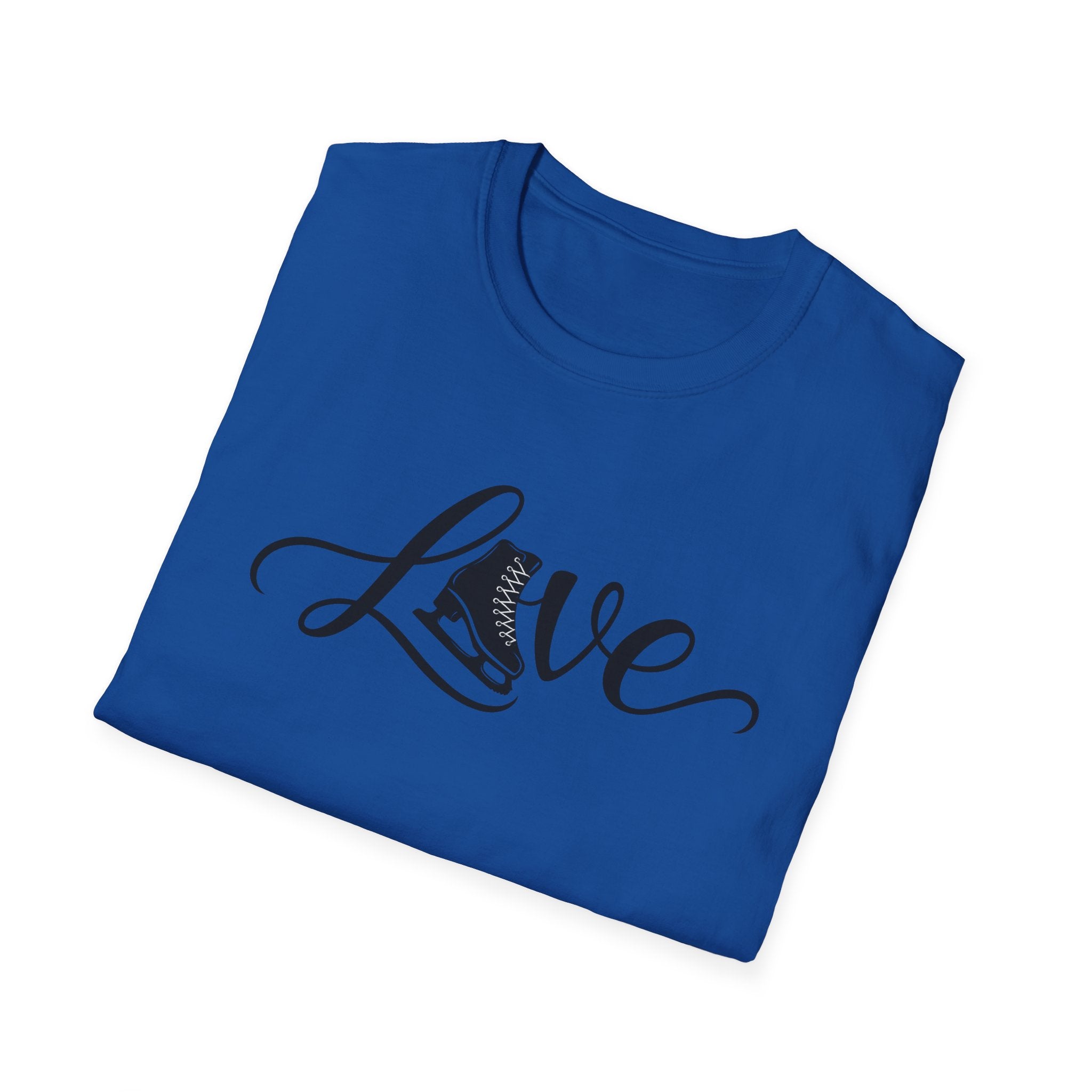 Love figure skating Unisex Softstyle T-Shirt