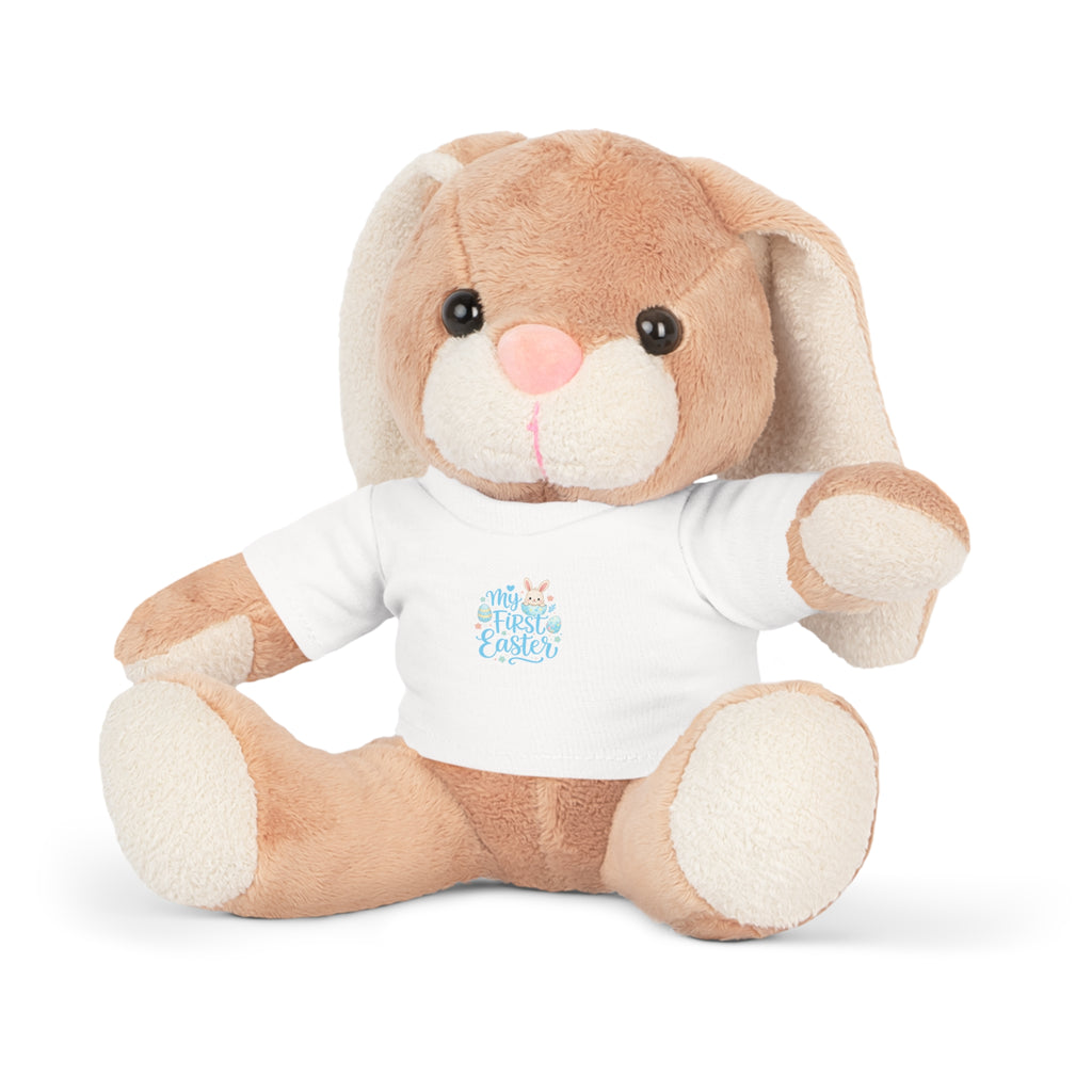 Easter Bunny Plush Toy with “My First Easter" T‑Shirt