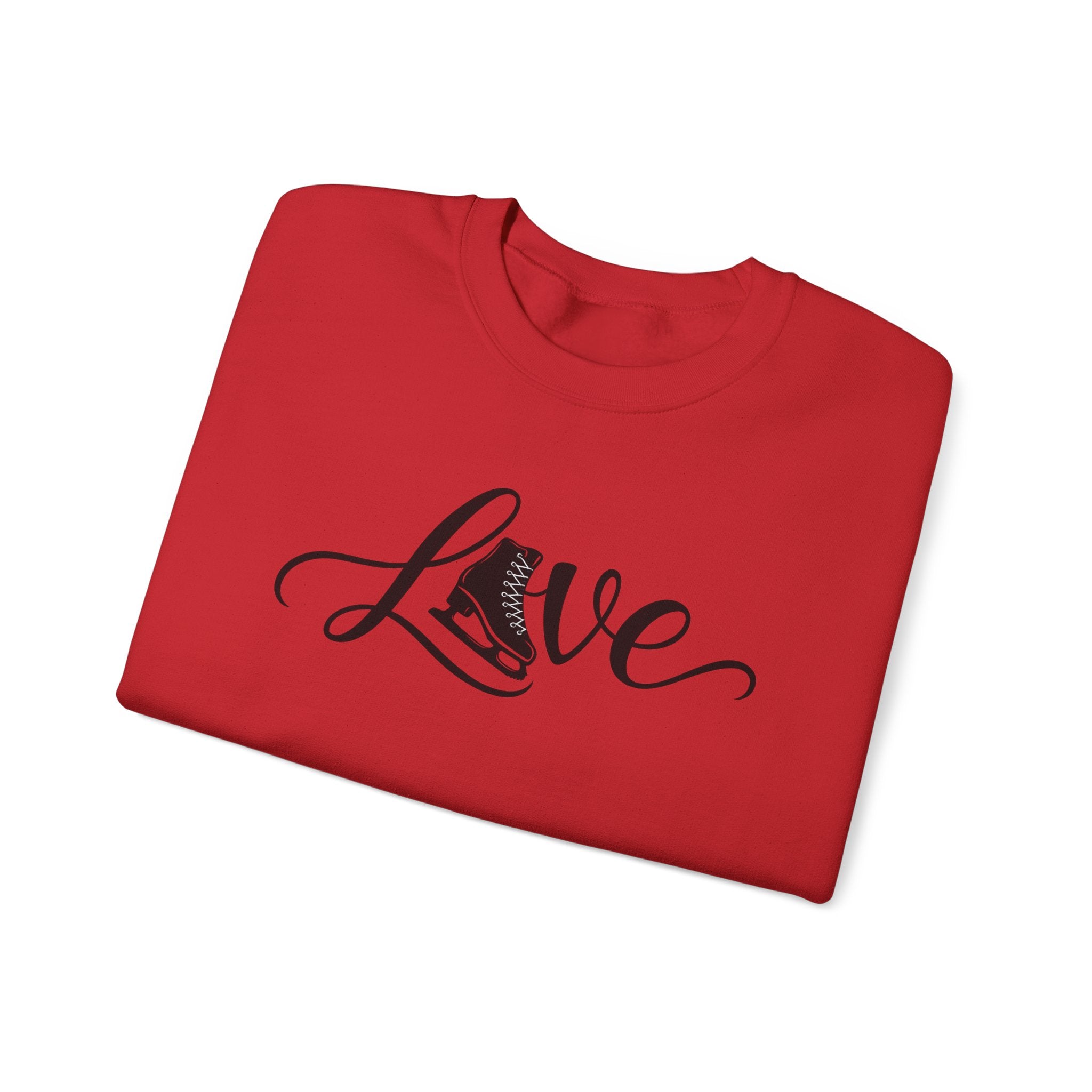 Love figure skating Unisex Heavy Blend™ Crewneck Sweatshirt