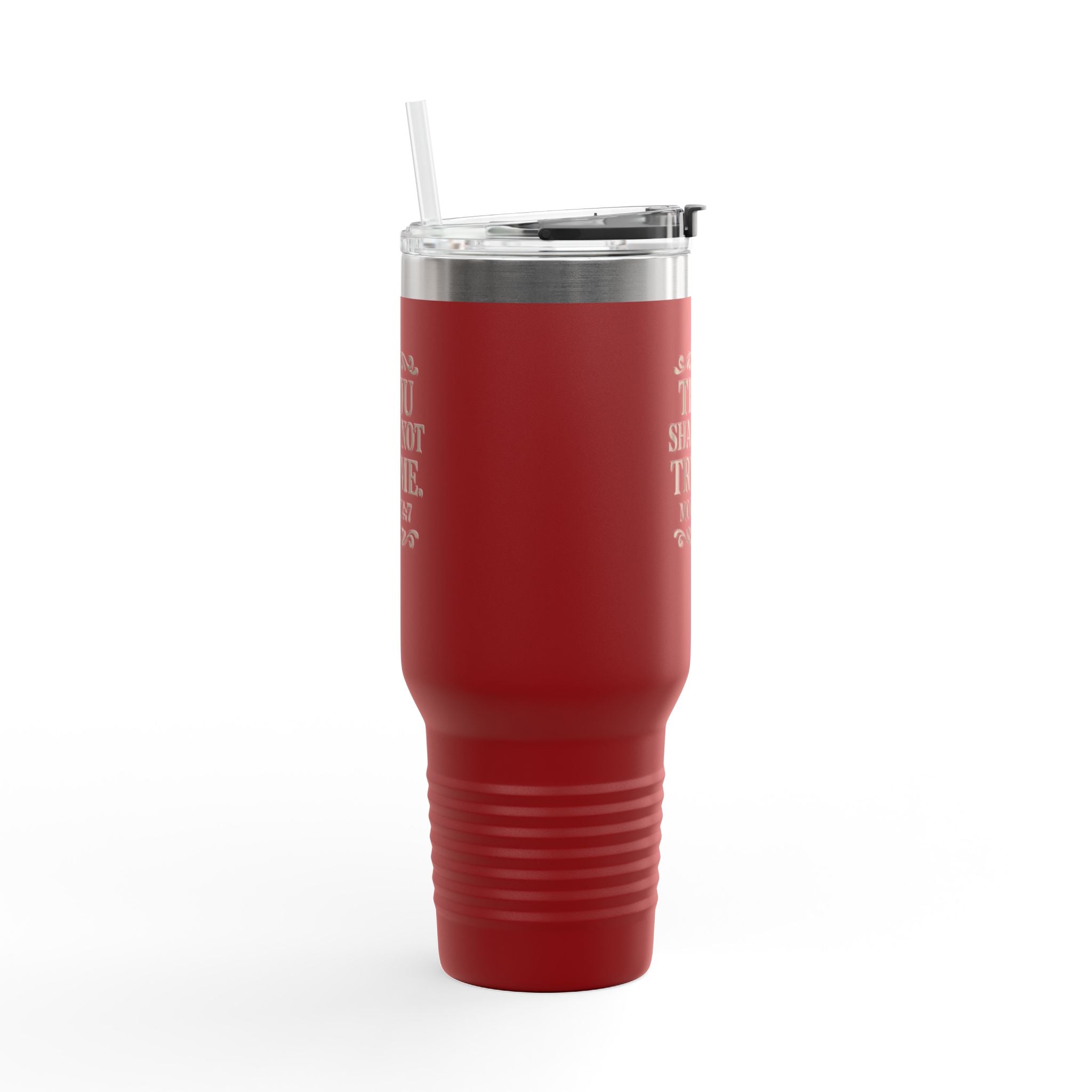 Thou Shall Not Try Me 40oz Insulated Travel Mug