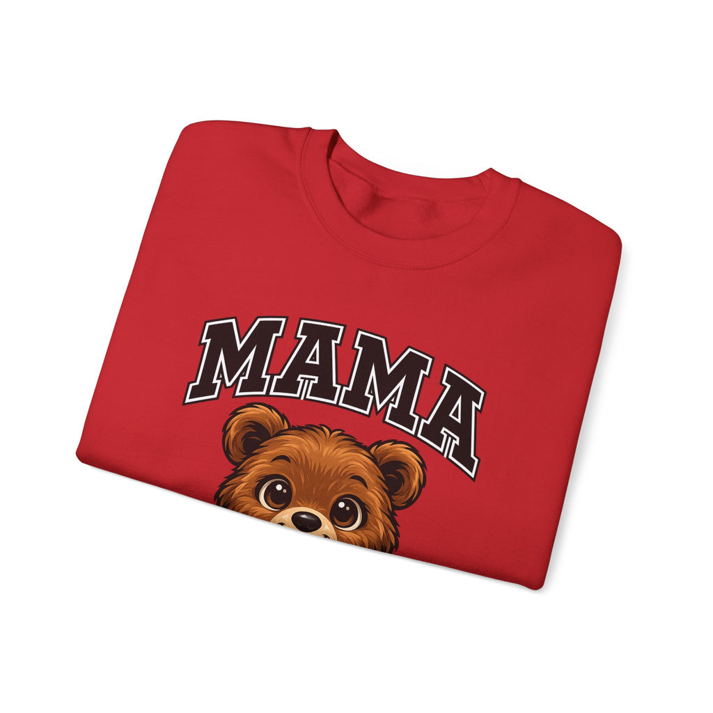 Mama Bear Sweatshirt — Cute Retro Bear Mom Crewneck