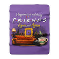 Friends TV Show Couch Sherpa Fleece Blanket | Central Perk