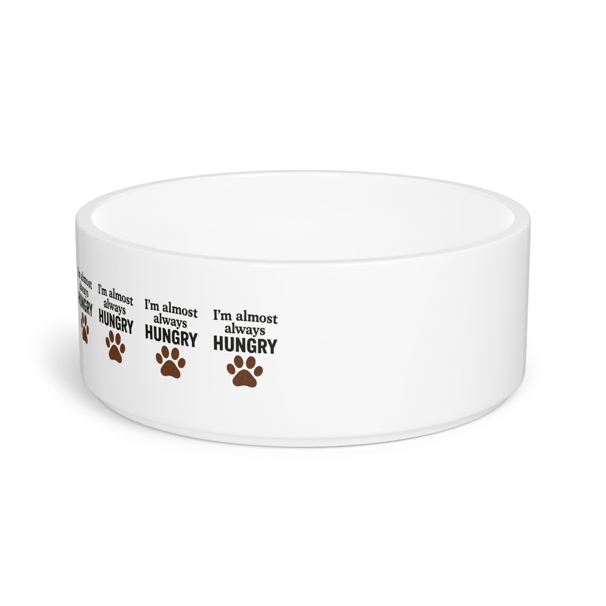 Funny Pet Bowl | Silly Paw Print Design