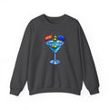Blue Buffalo Martini Illustration Sweatshirt | Cocktail Graphic Crewneck