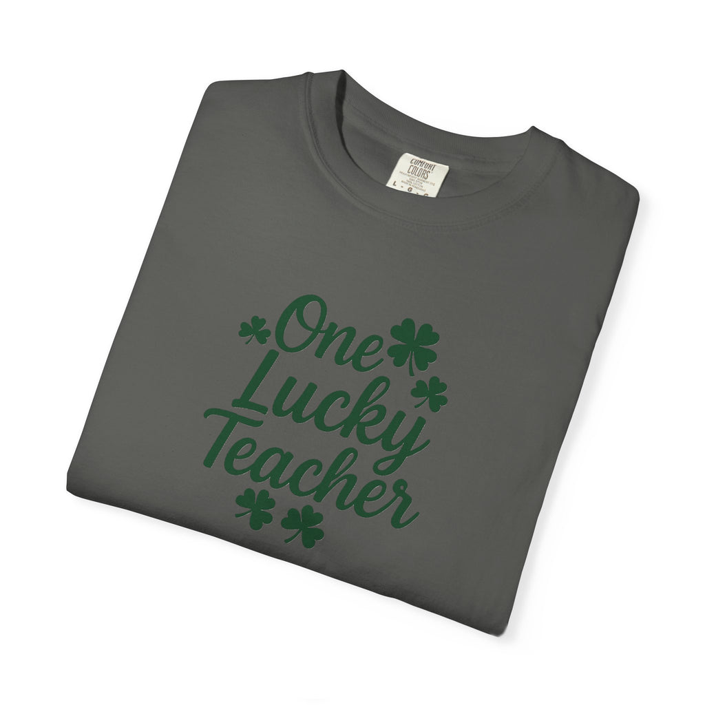 One Lucky Teacher T-shirt | St. Patrick's Day Shamrock Teacher Tee