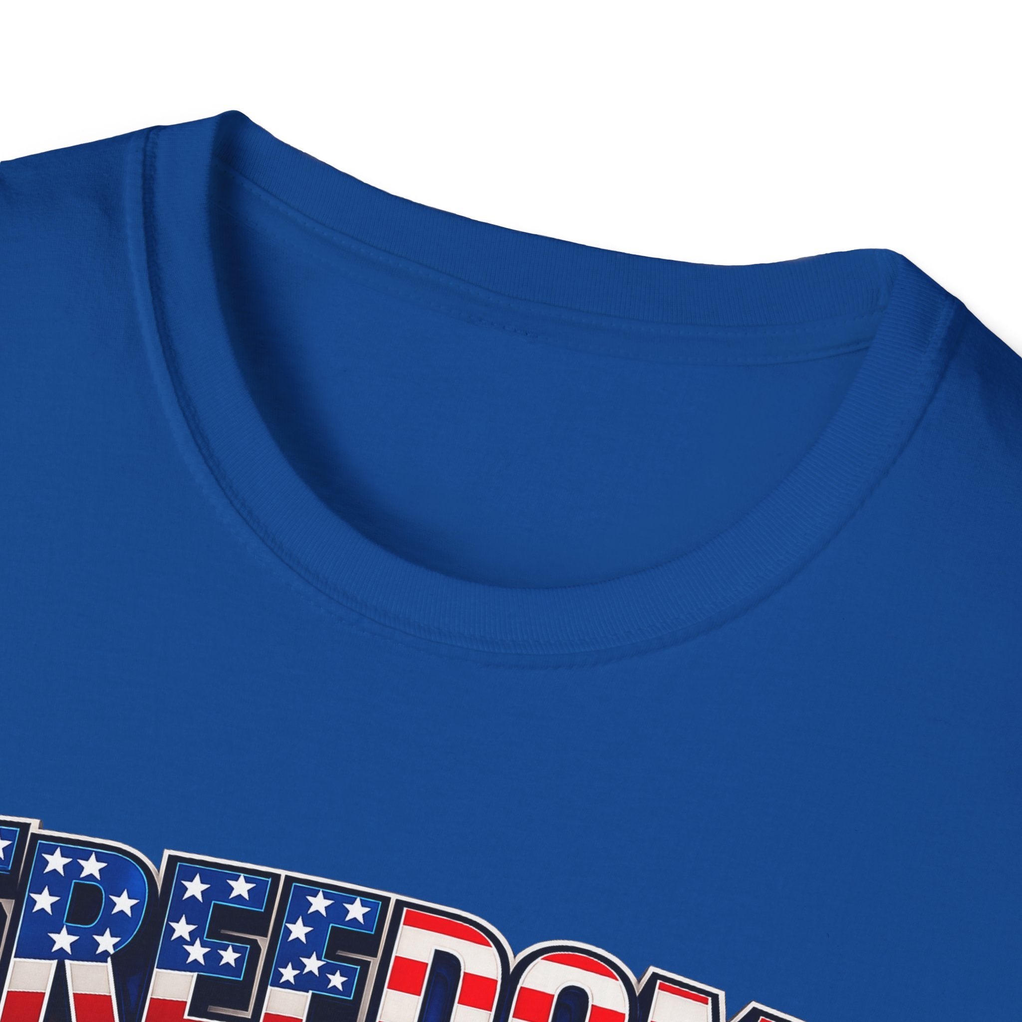 Freedom Flag T-Shirt — Patriotic USA Stars & Stripes Tee for 4th of July