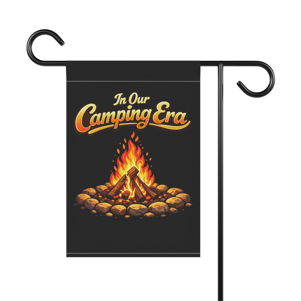 Campfire 'In Our Camping Era' Garden Flag | Outdoor Décor