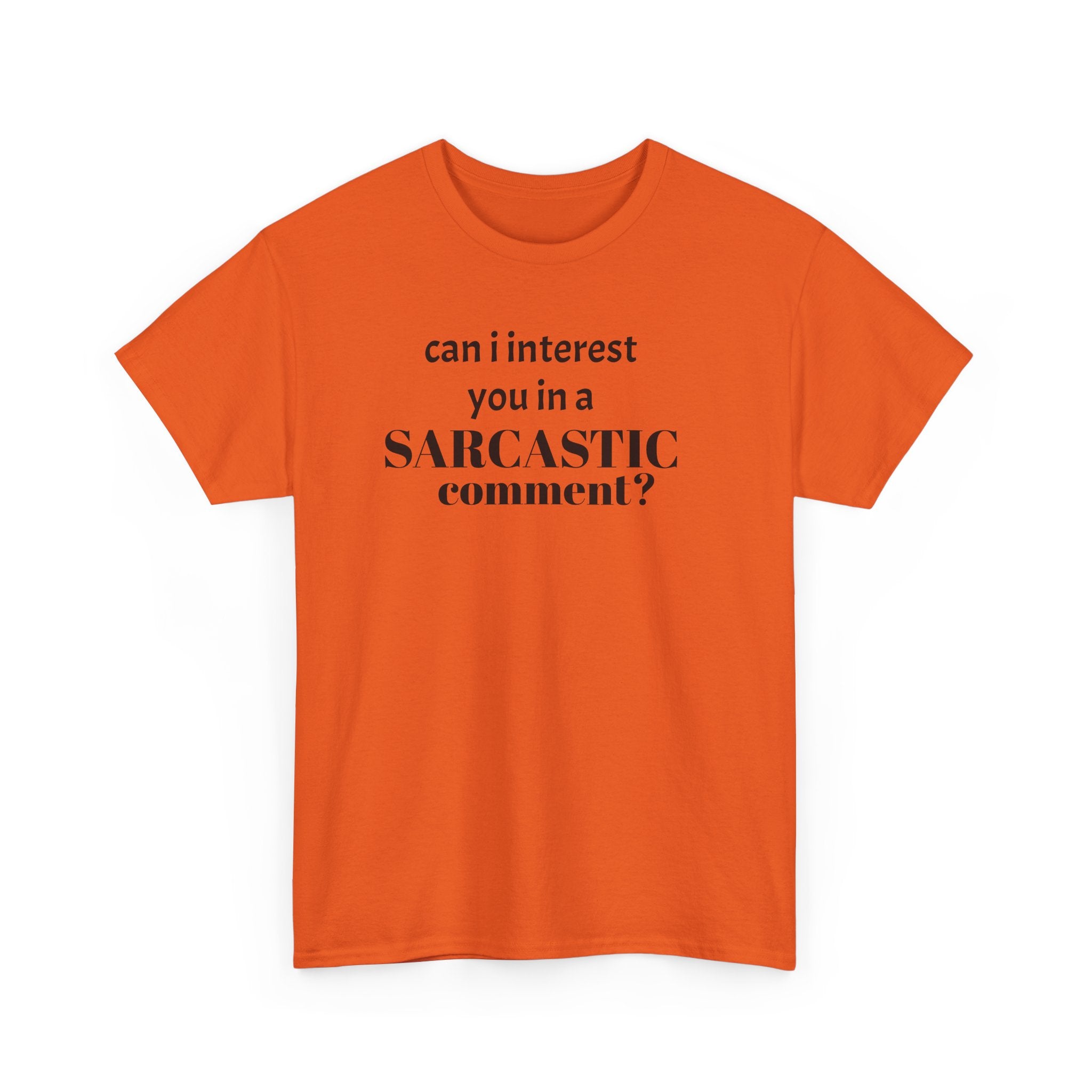 Can I Interest You in a Sarcastic Comment Tee | Sarcastic Quote Shirt