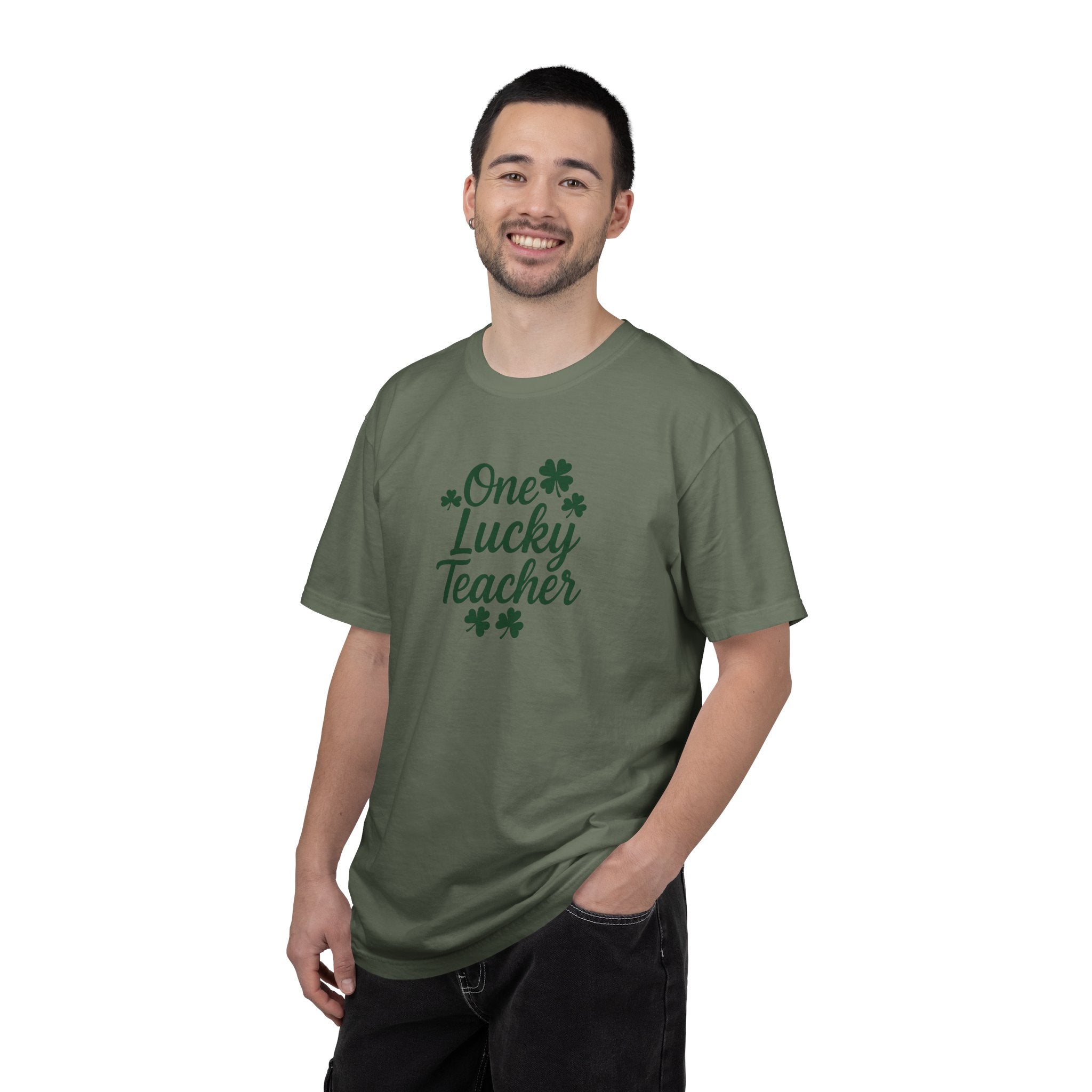 One Lucky Teacher T-shirt | St. Patrick's Day Shamrock Teacher Tee