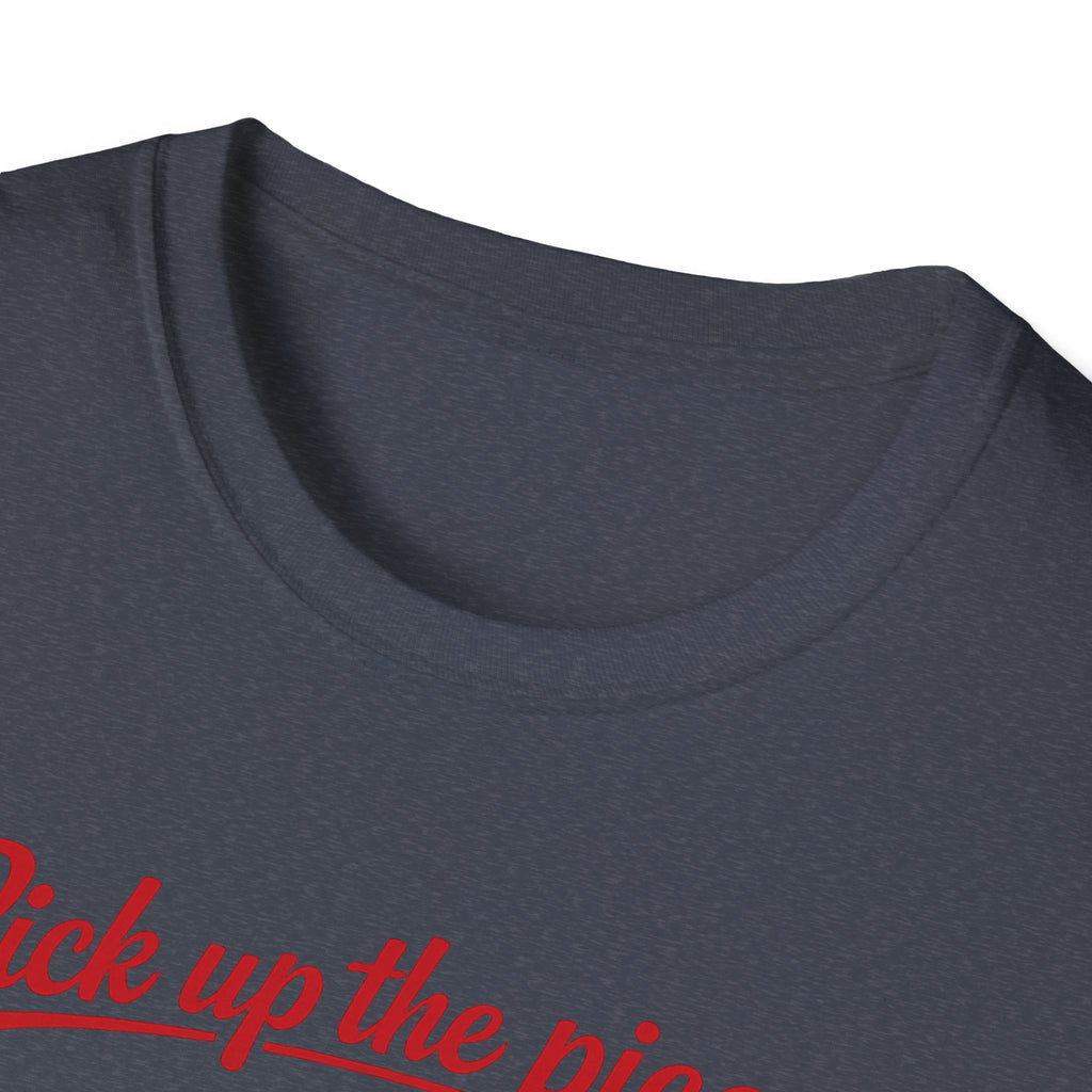 Buffalo Puzzle Piece design T-Shirt | Pick up the pieces, we put it back together again