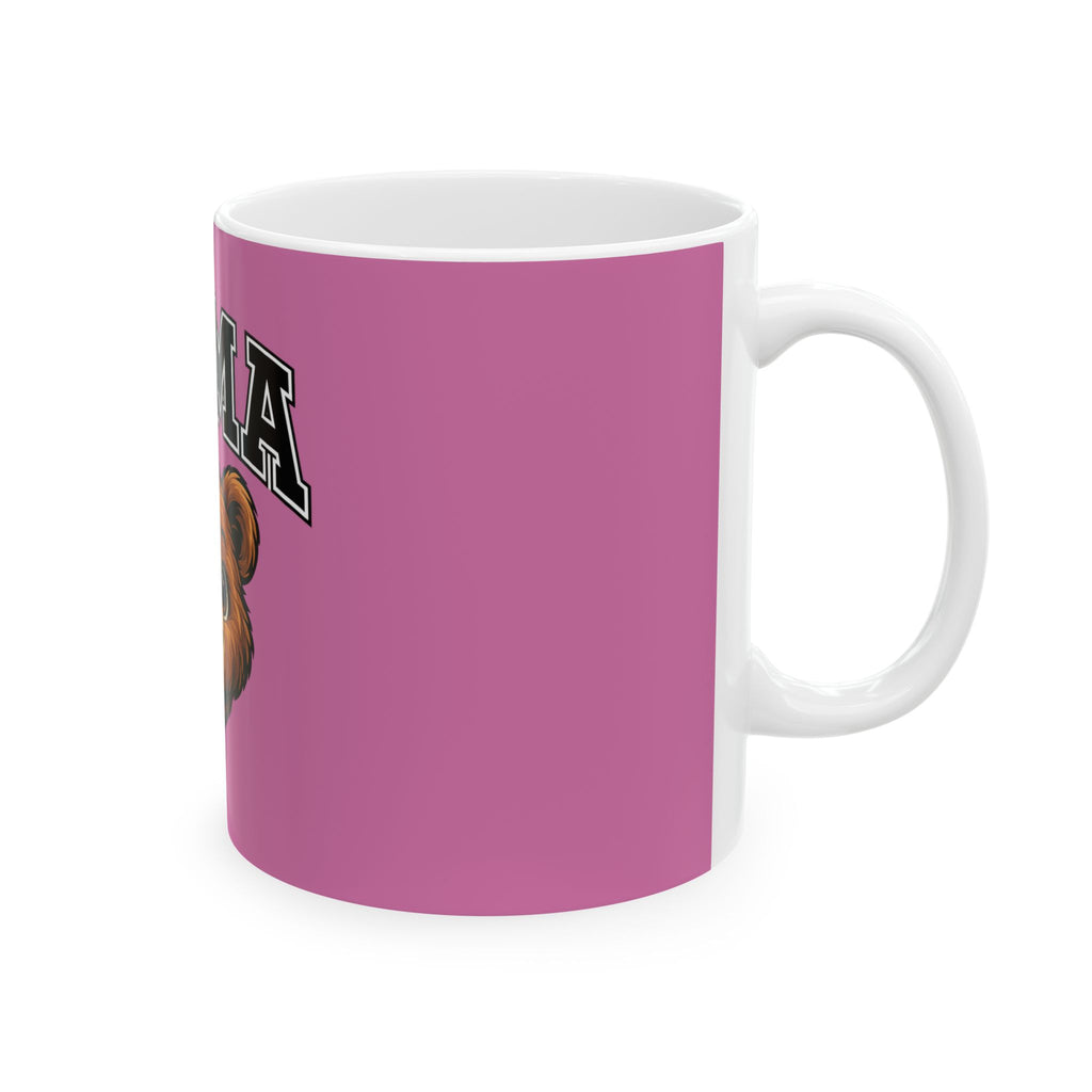 Mama Bear Ceramic Mug — Pink 11oz/15oz Gift for Moms