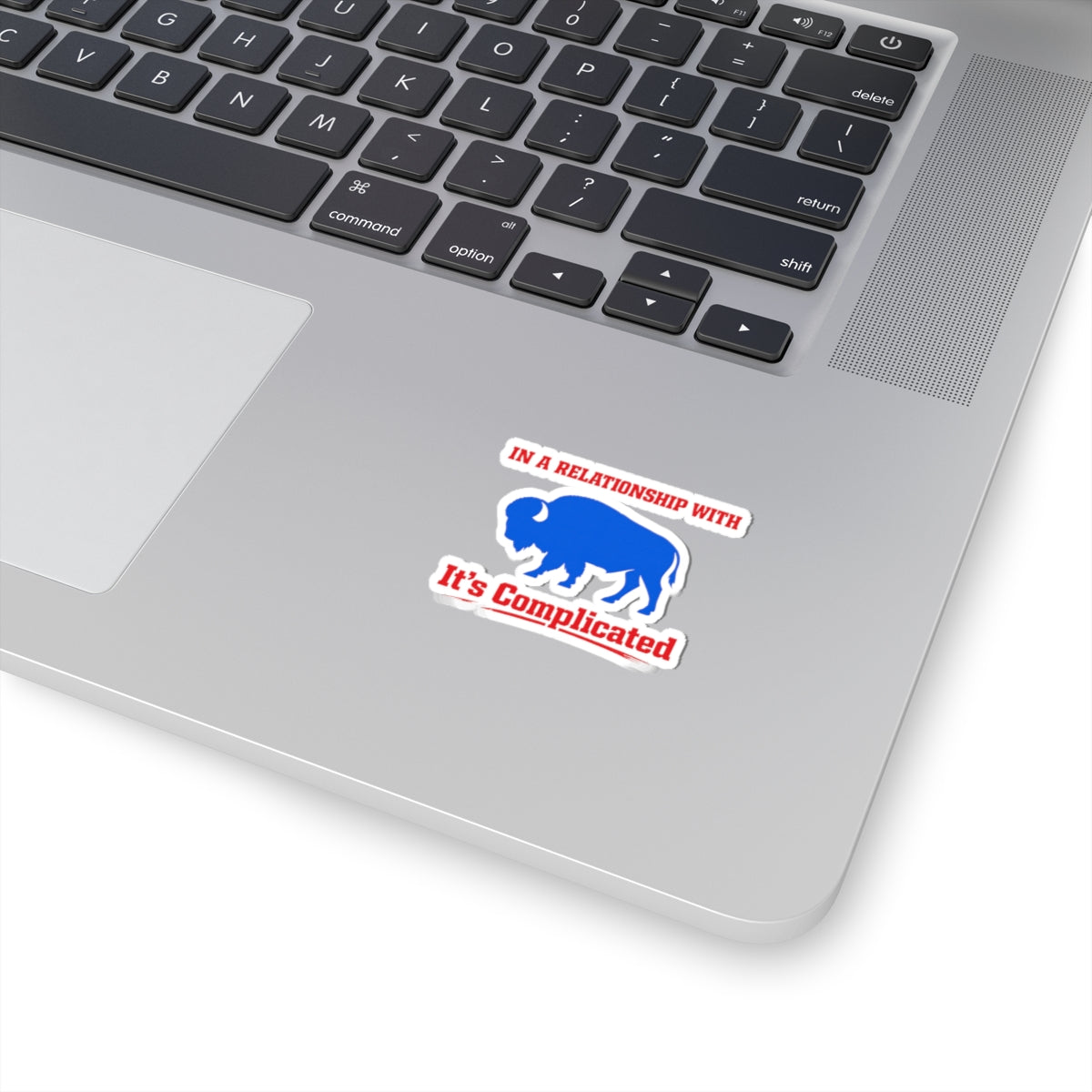 In a Relationship With Buffalo It's Complicated sticker | Kiss-Cut Sticker