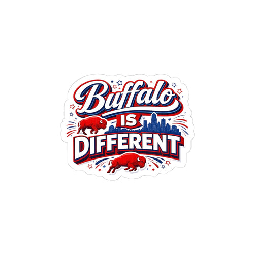 Buffalo Is Different Kiss-Cut Stickers