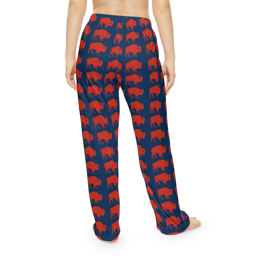 Women's Buffalo Pajama Pants (AOP)