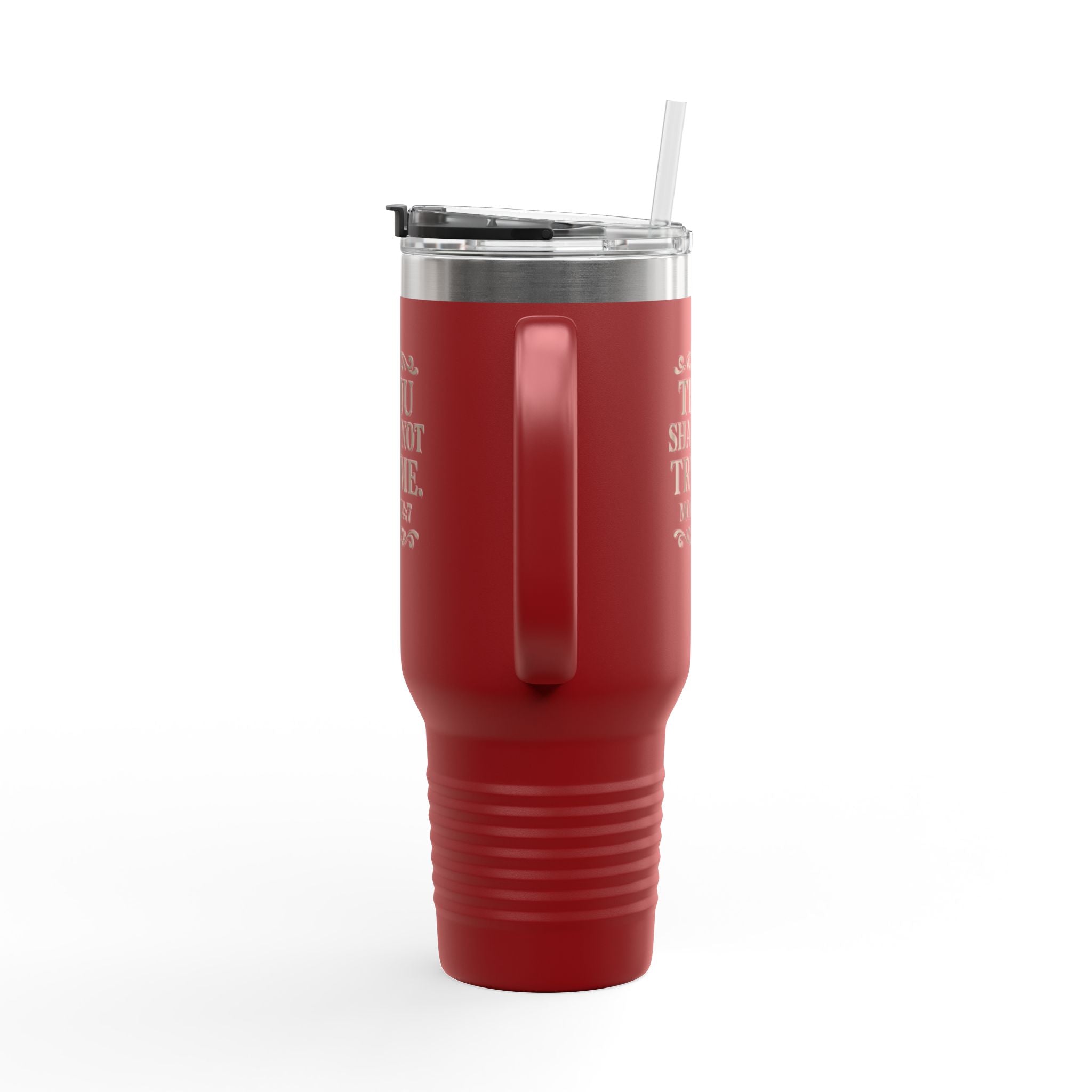 Thou Shall Not Try Me 40oz Insulated Travel Mug