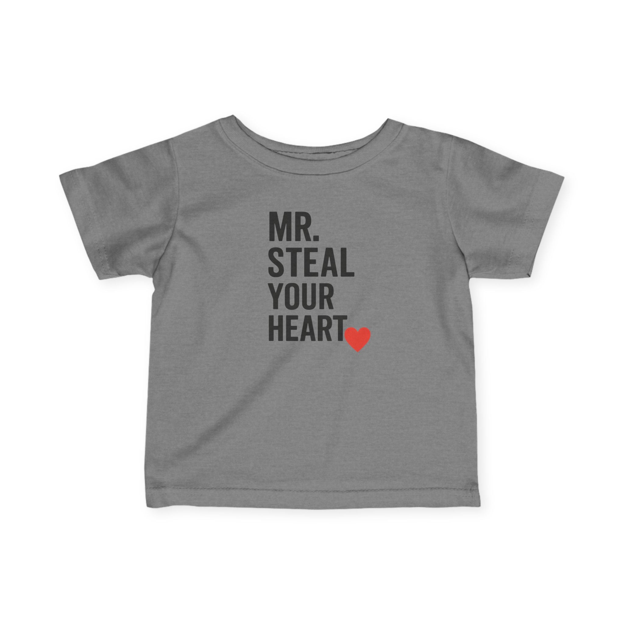 Mr. Steal Your Heart Infant Tee | Baby Valentine Shirt