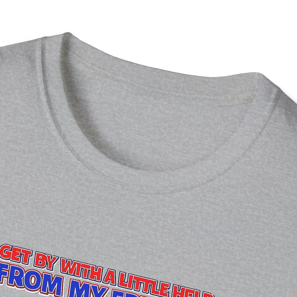 Buffalo My Friends Football Players T-Shirt | Tailgate Fan Tee