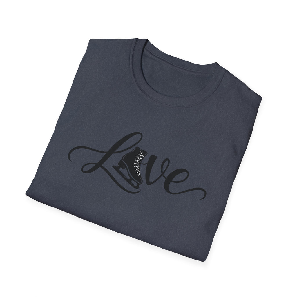 Love figure skating Unisex Softstyle T-Shirt