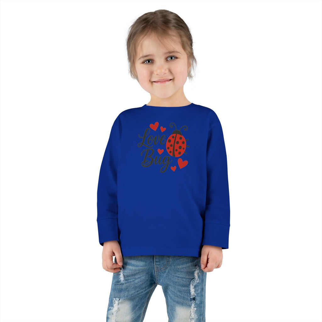 Love Bug Valentine's Toddler Long Sleeve Tee