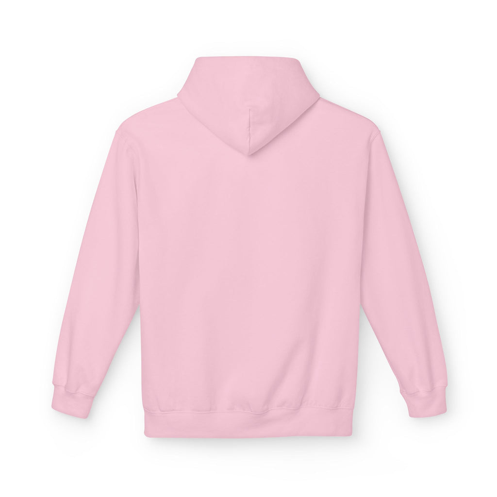 Sitting Labrador Dog Hoodie | Minimal Small Dog Silhouette, White Pullover