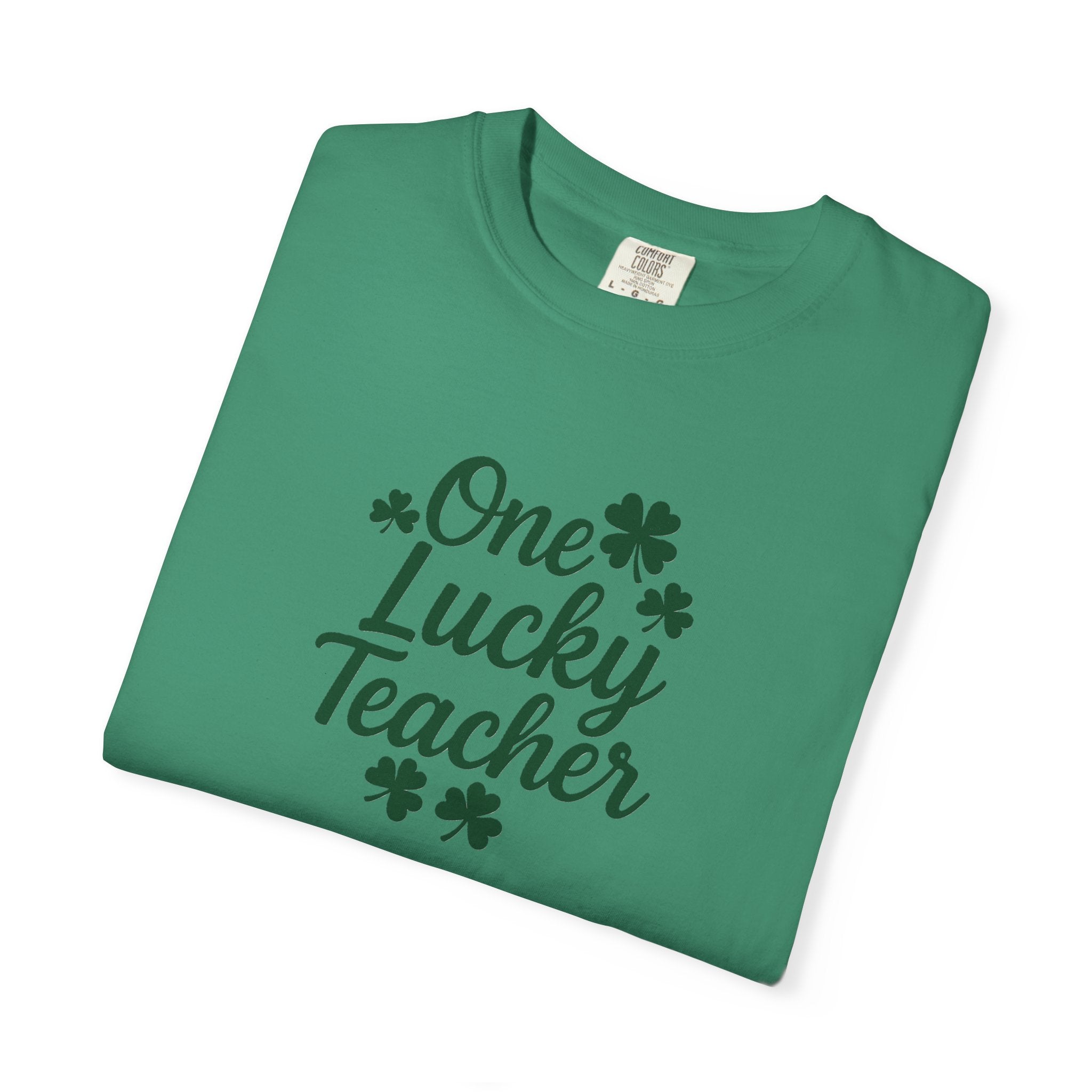 One Lucky Teacher T-shirt | St. Patrick's Day Shamrock Teacher Tee