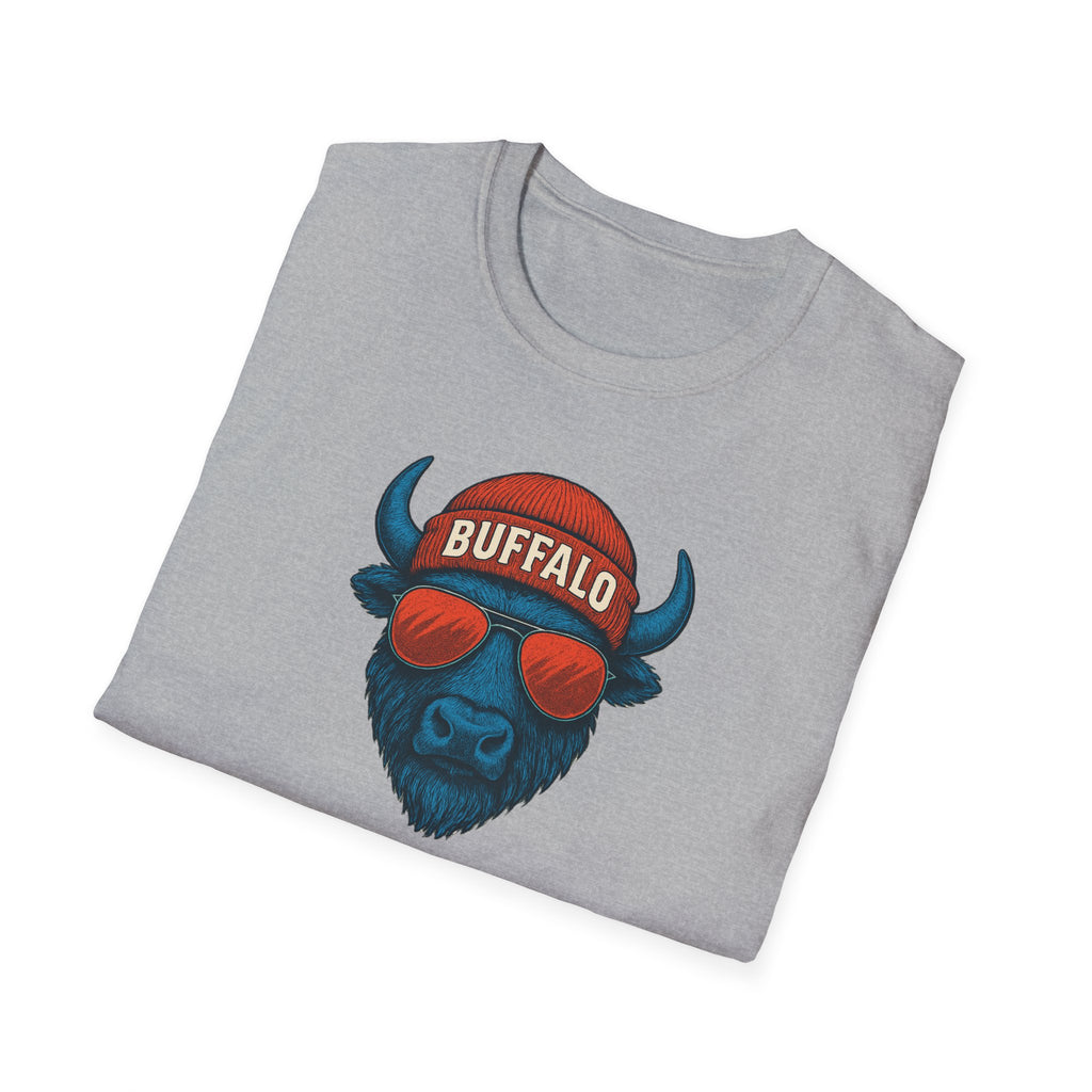 Buffalo Sunglasses and beanie T-Shirt