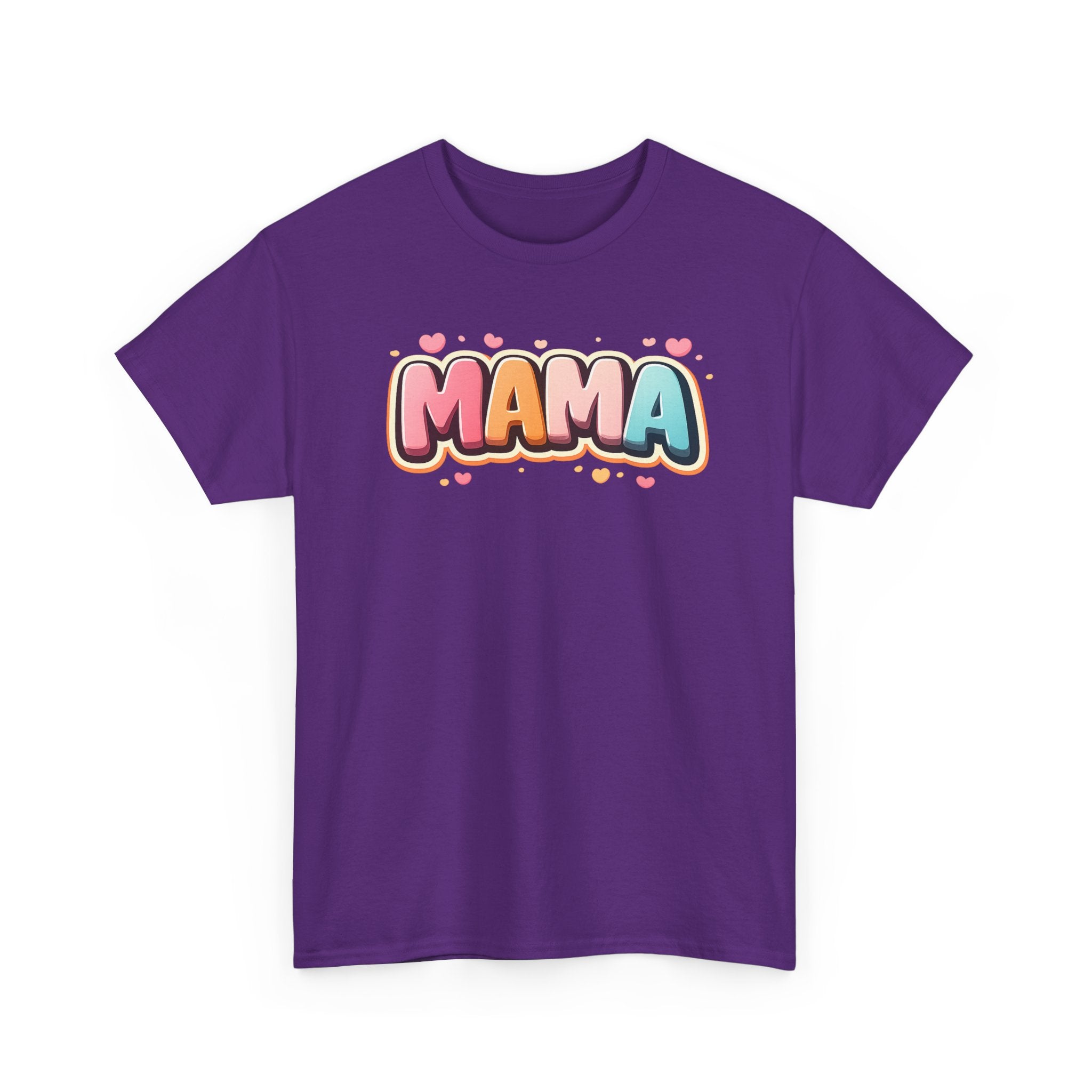Mama Script Bubble Design T-Shirt