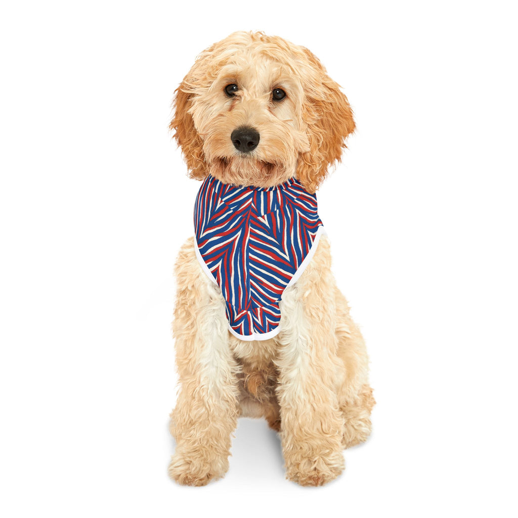 Red Blue Chevron Stripe Pet Hoodie | Dog Hoodie, Cat Hoodie