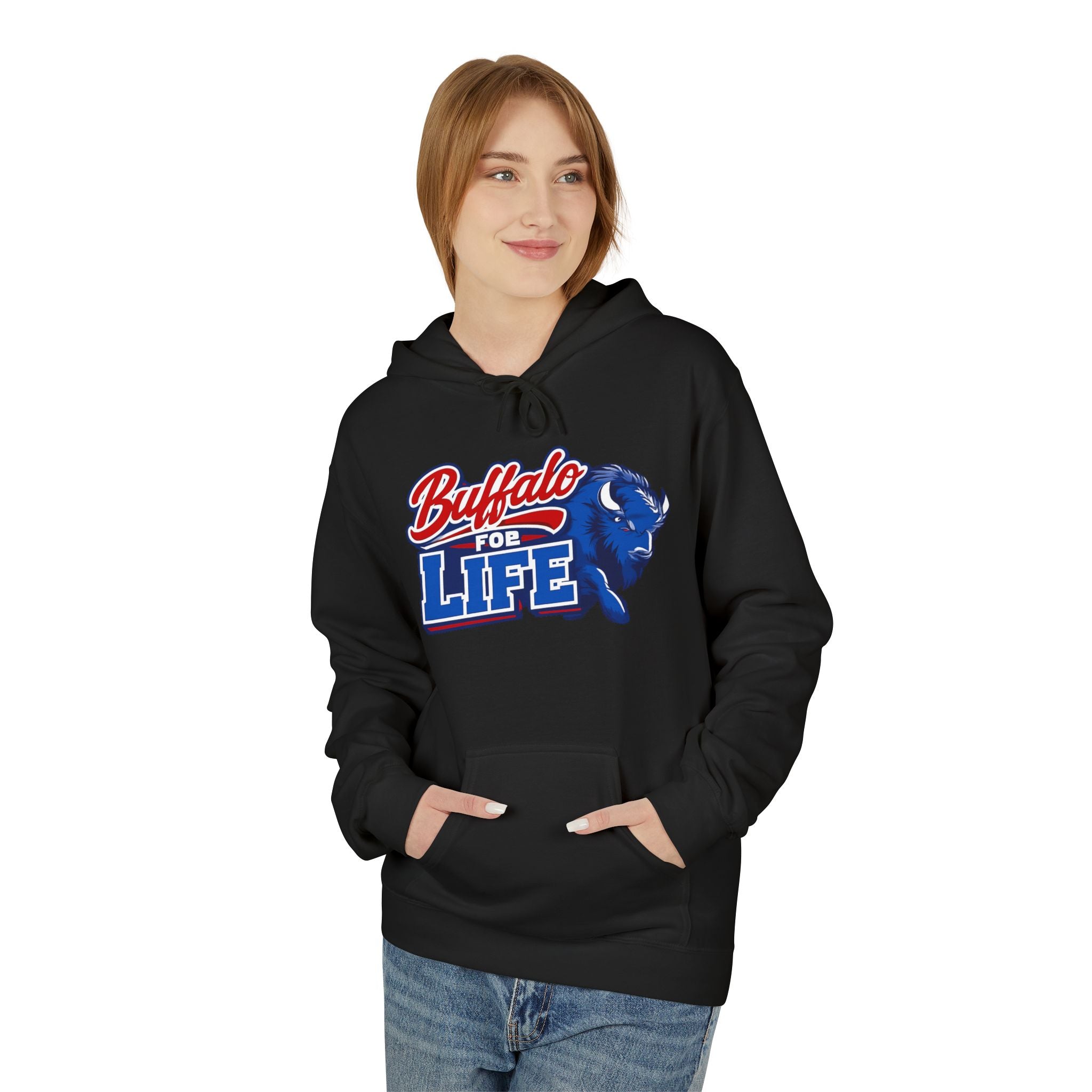 Buffalo for Life Hoodie | Buffalo  Logo, Sports Fan Apparel