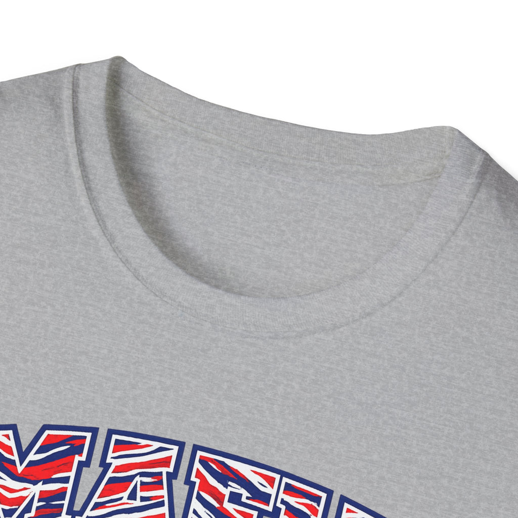 Mama Mafia Graphic Tee —  Red White Blue 'Mafia Mama' Street-Style T-Shirt