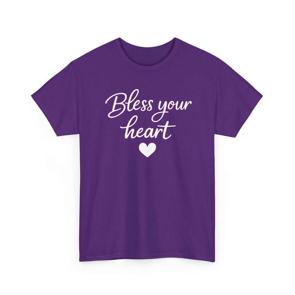 Bless Your Heart tee | Script heart design, Southern phrase t-shirt