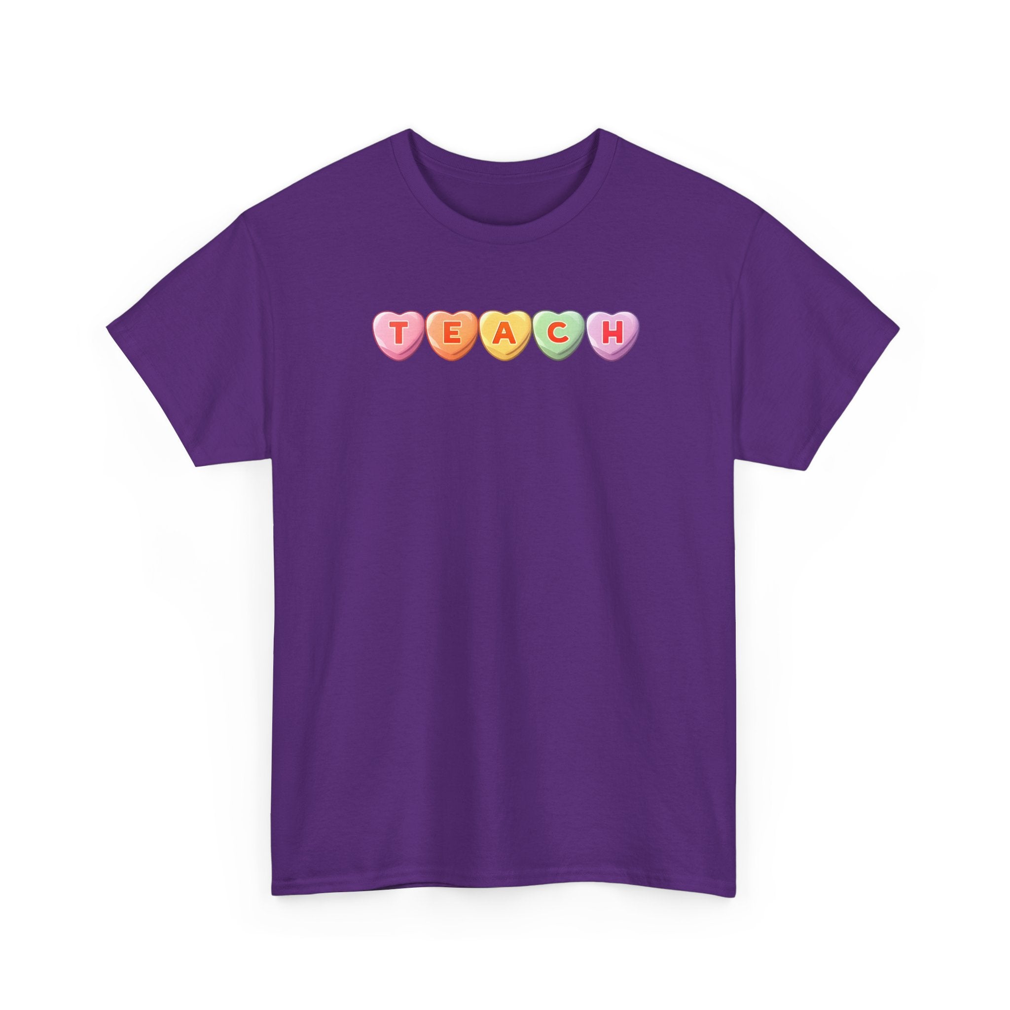 Valentine's Day TEACH Unisex Cotton Tee
