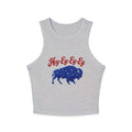 Hey-Ey-Ey Eyed Buffalo tank top | Buffalo silhouette galaxy print