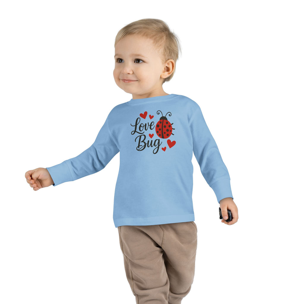 Love Bug Valentine's Toddler Long Sleeve Tee