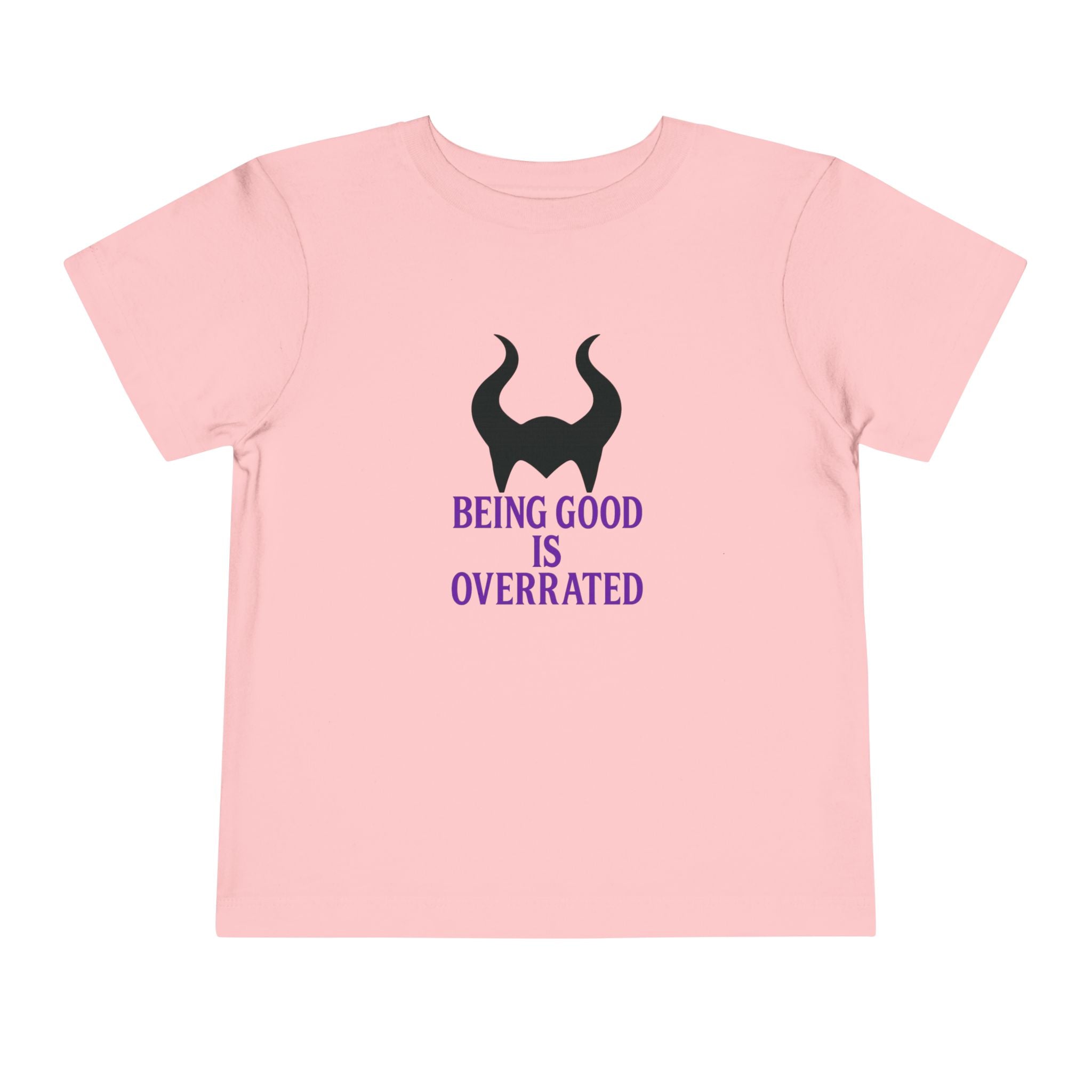 Maleficent Being Good Is Overrated Toddler Tee
