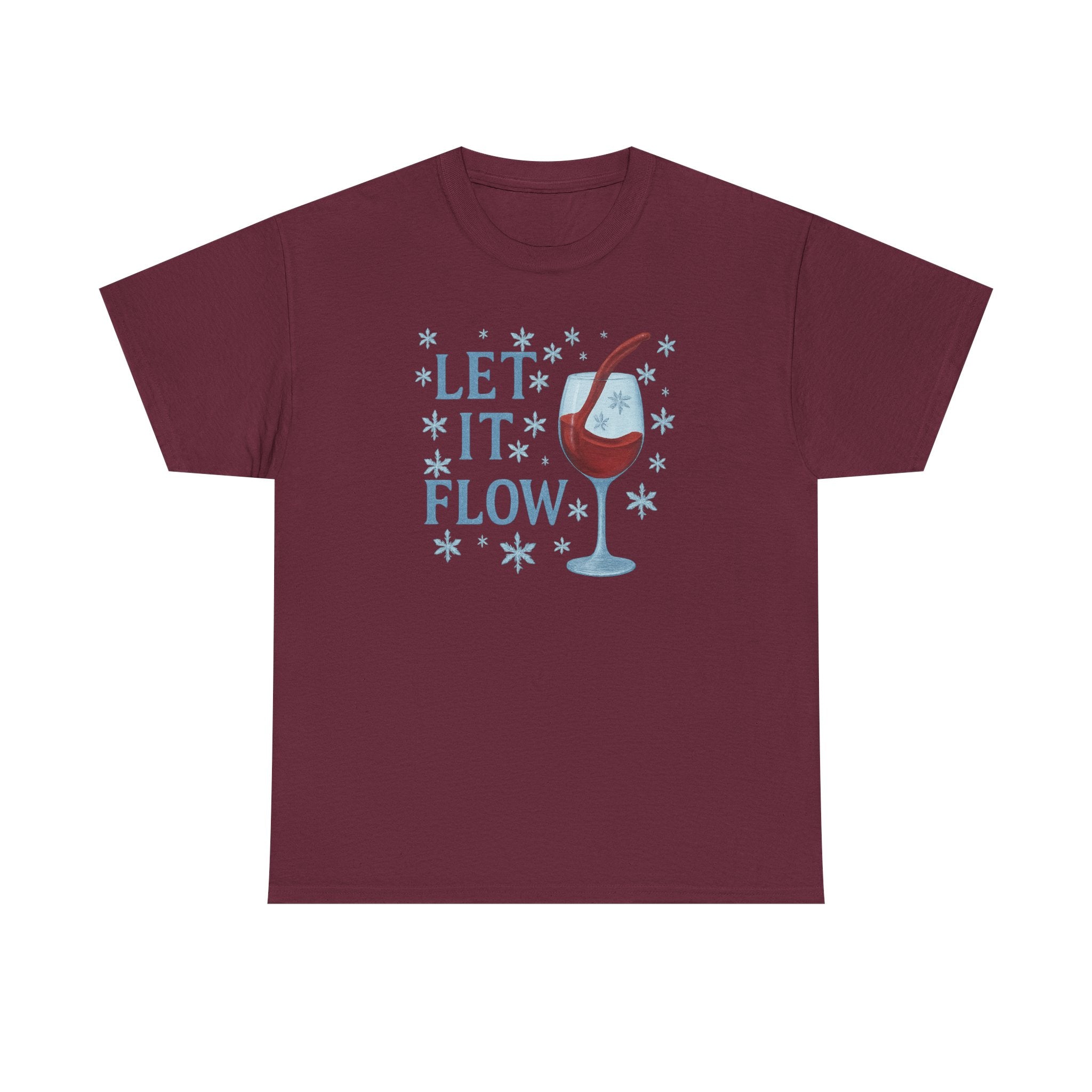 Let It Flow Wine Glass T-Shirt