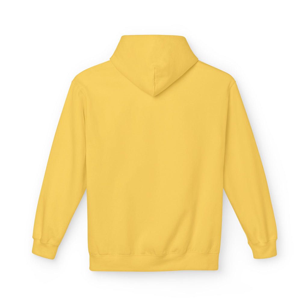 Sitting Labrador Dog Hoodie | Minimal Small Dog Silhouette, White Pullover