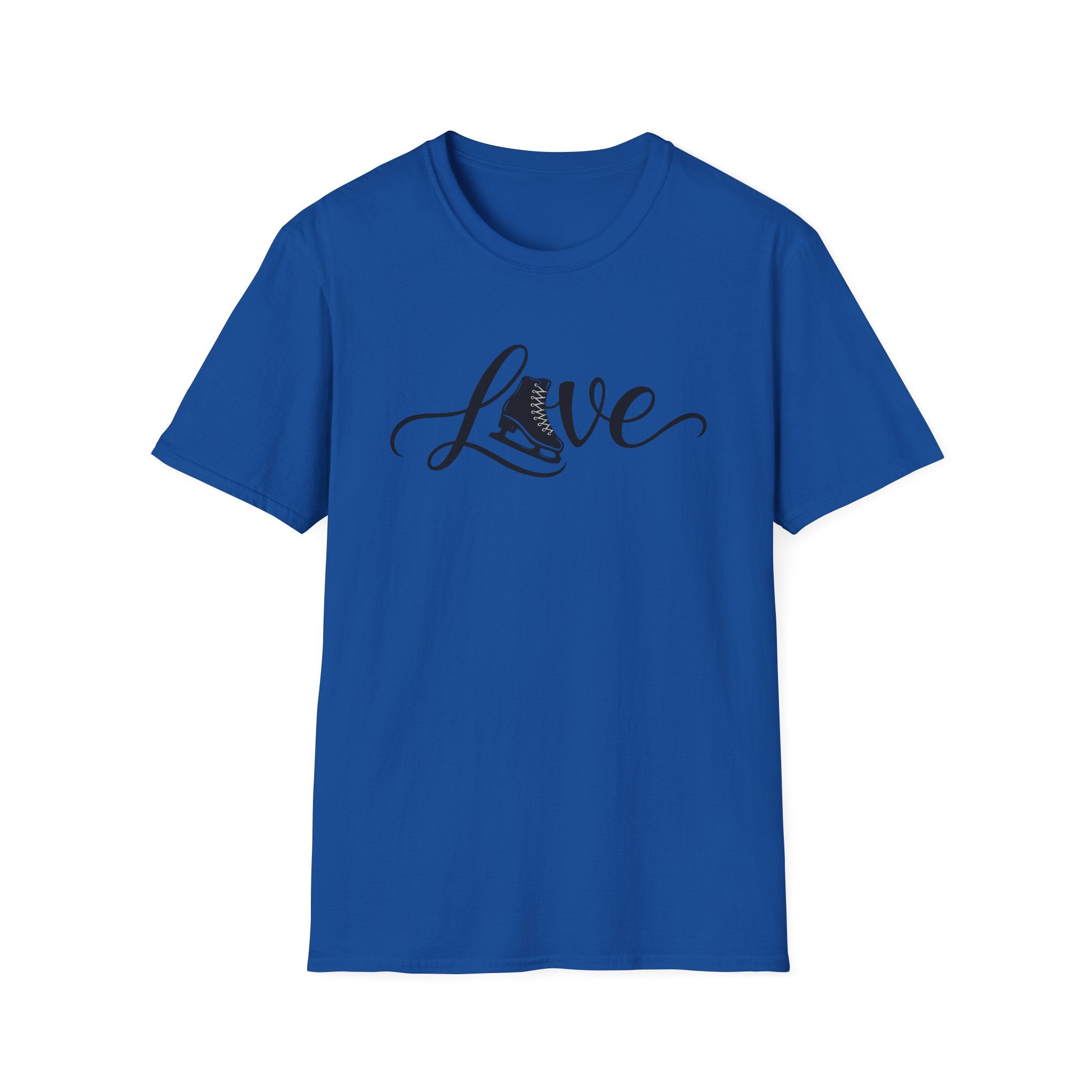 Love figure skating Unisex Softstyle T-Shirt