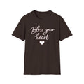 Bless Your Heart T-Shirt | Southern Phrase, Script Heart Design