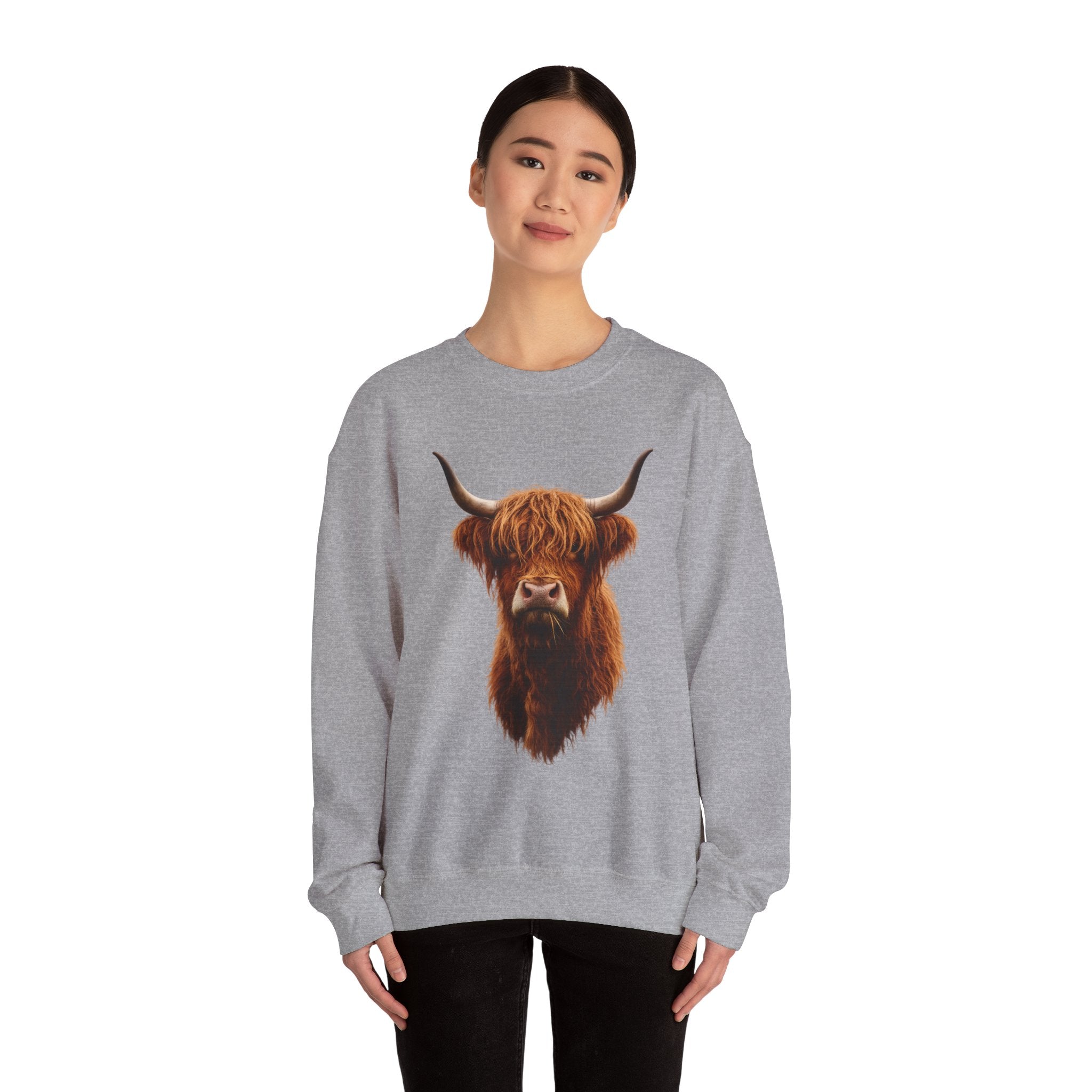 Highland Cow Unisex Heavy Blend™ Crewneck Sweatshirt