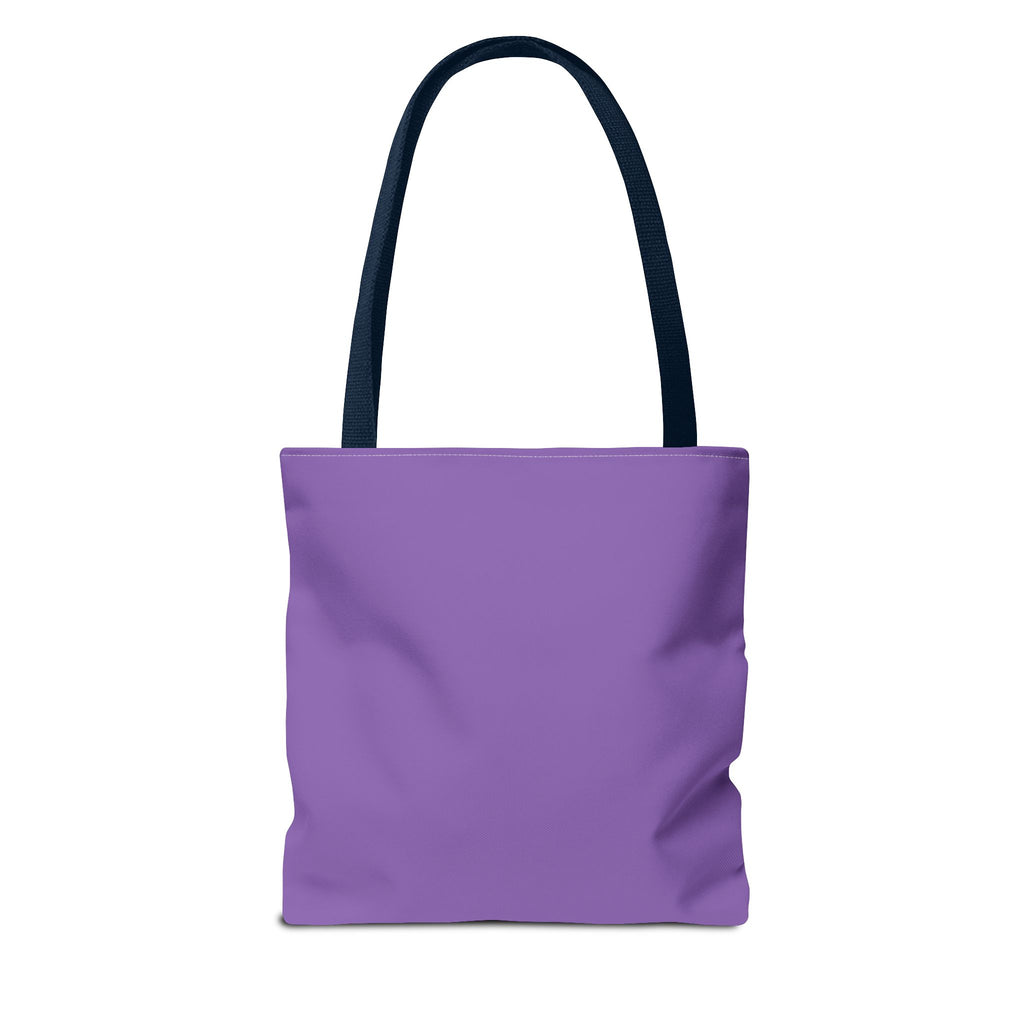 Friends Crap Bag Tote Bag | Purple All-Over Print Tote