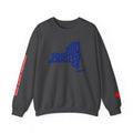 There's Only One NY team Buffalo outline script Crewneck | NY map sweatshirt