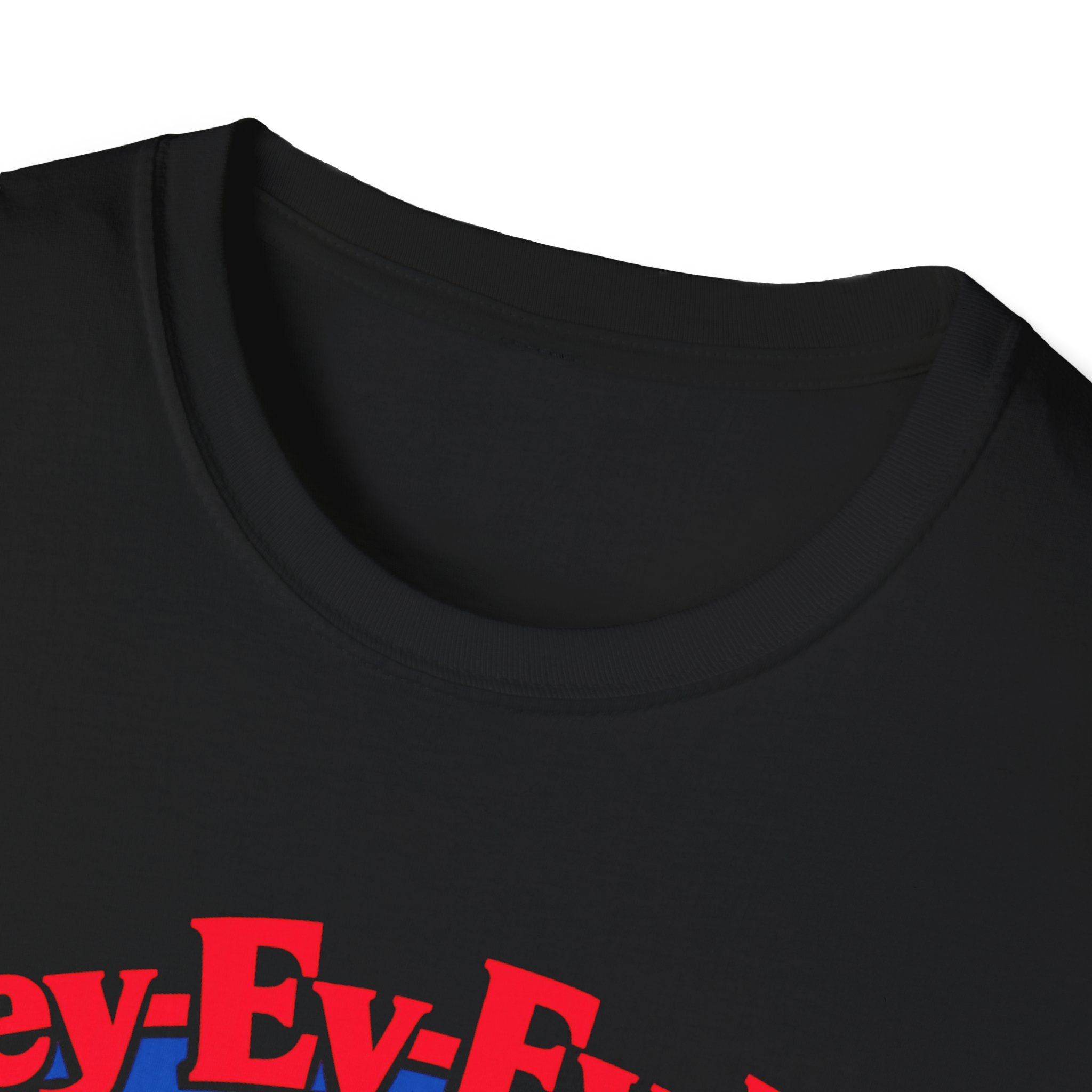 Hey-Ey-Ey-Ey Buffalo T-Shirt | Blue Buffalo Silhouette, Red Retro Text